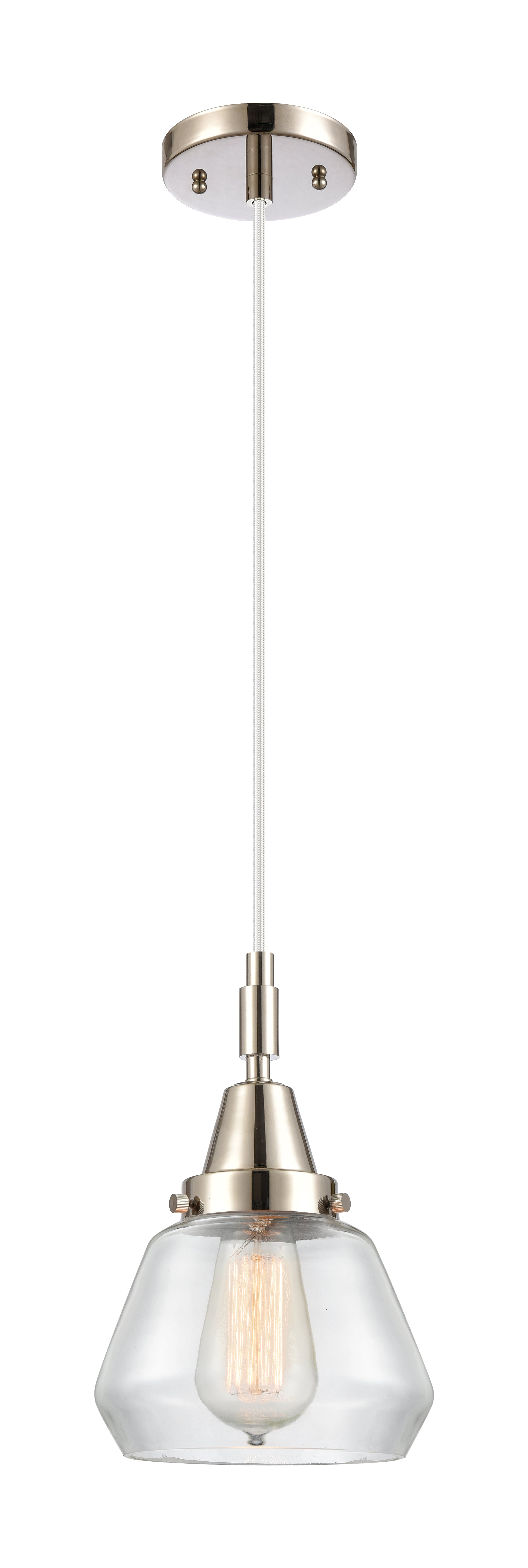 Caden Mini Pendant Antique Brass Glass