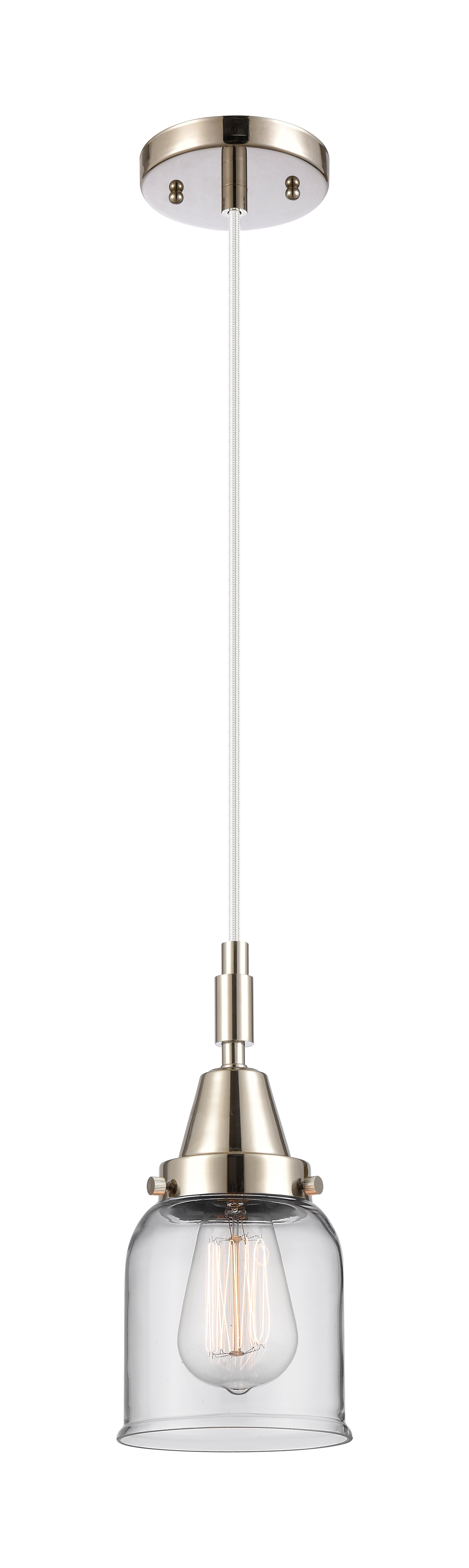 Caden Mini Pendant Antique Brass Glass