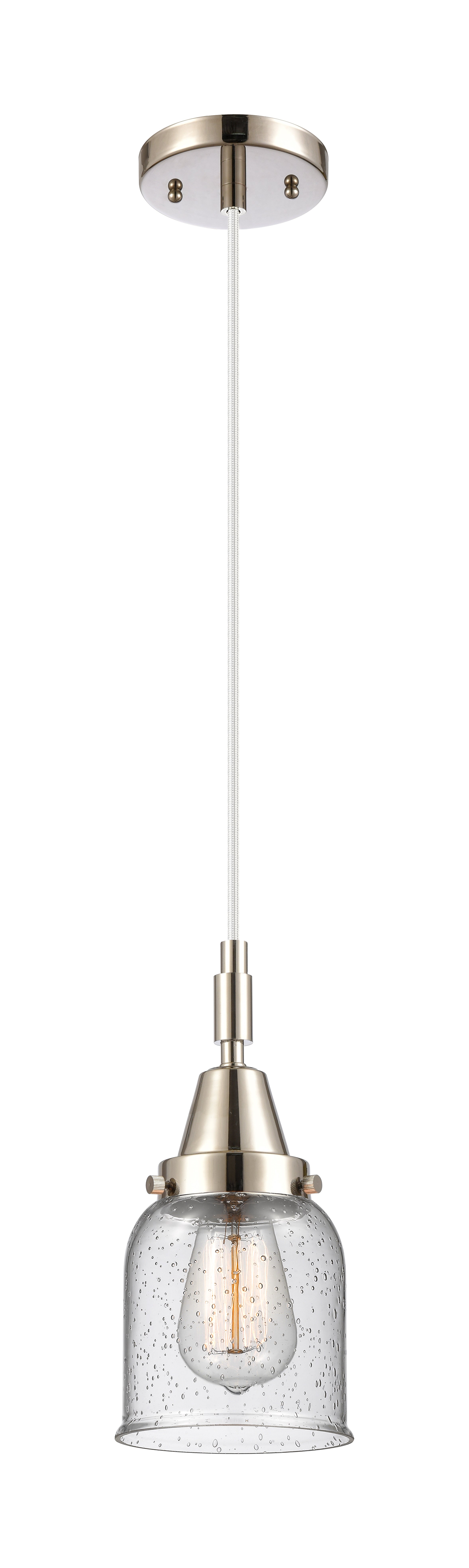 Caden Mini Pendant Antique Brass Glass