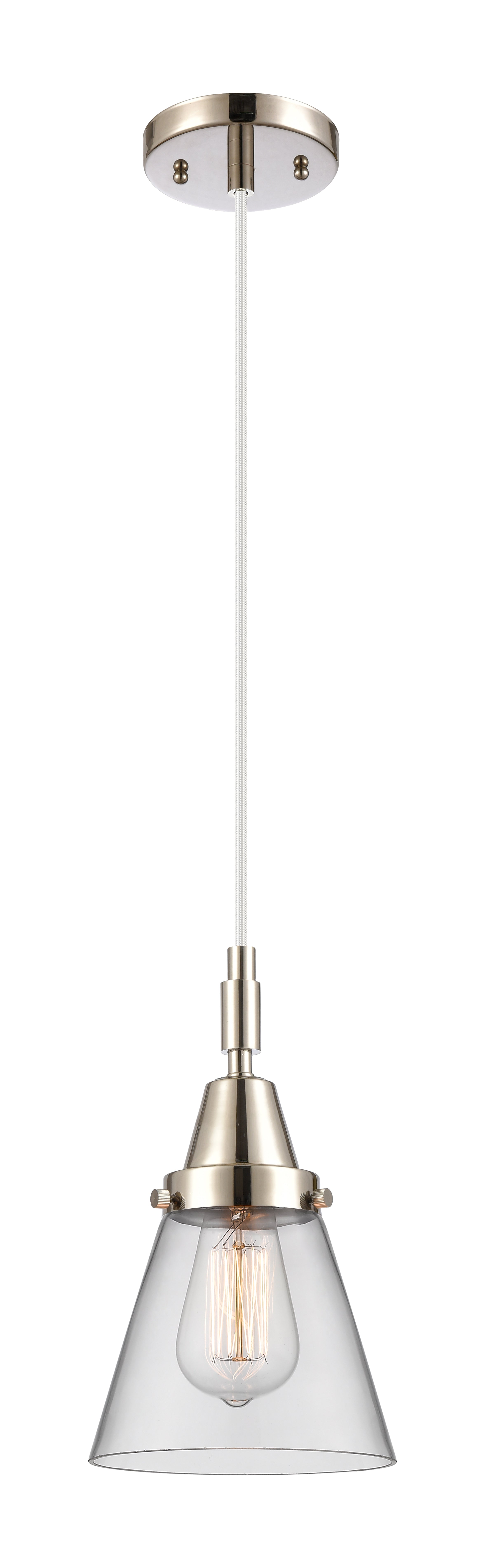 Caden Mini Pendant Antique Brass Glass Steel