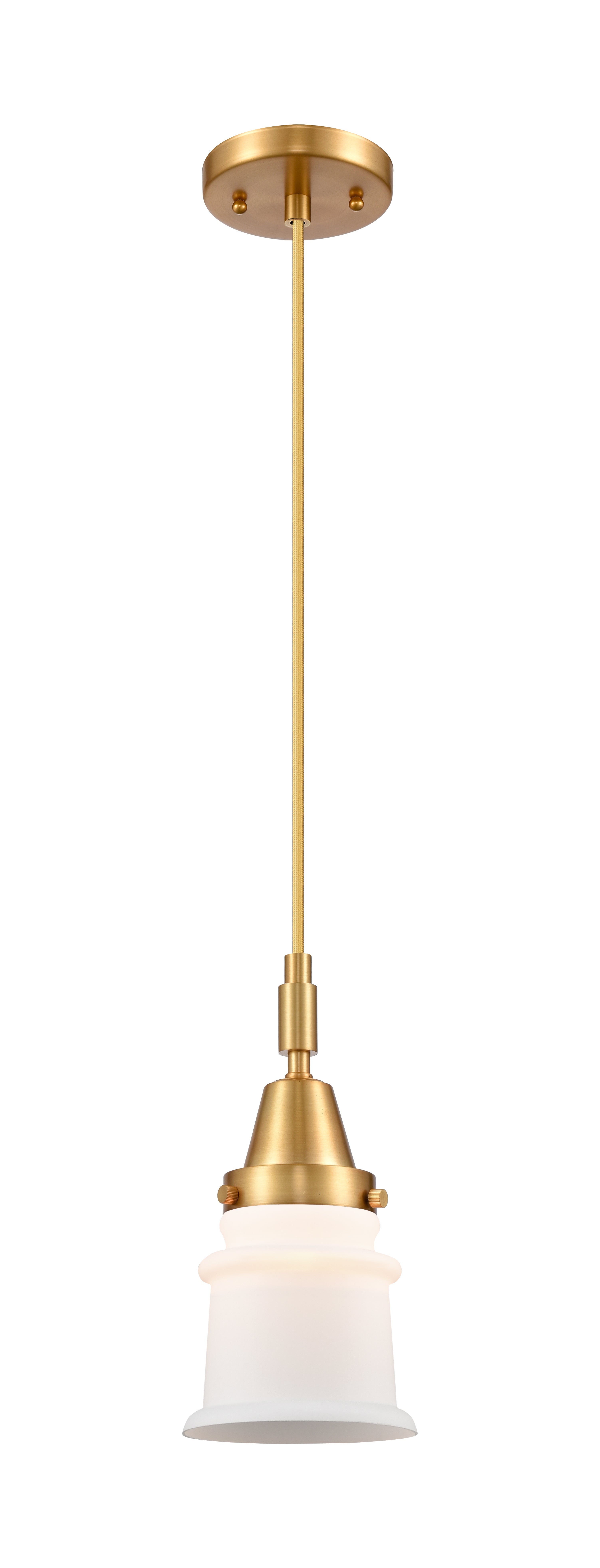 Caden Mini Pendant Glass Steel Antique Brass