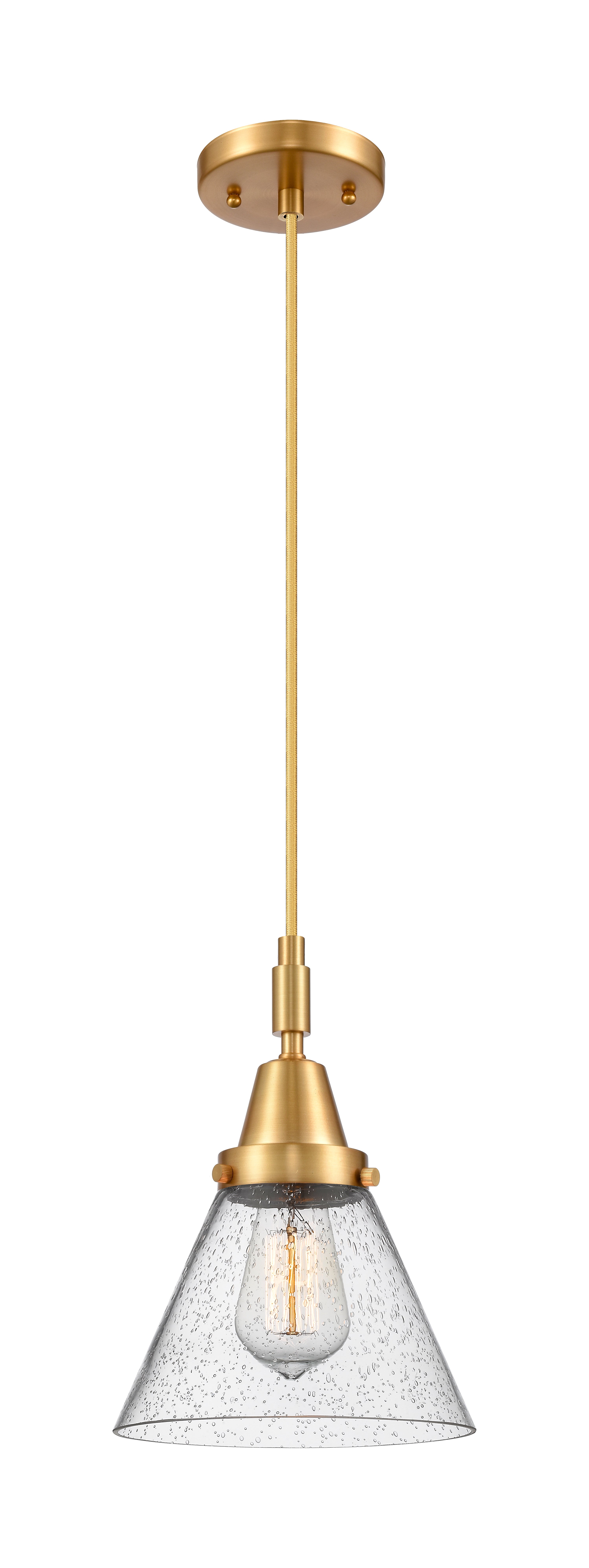 Caden Mini Pendant Antique Brass Finish