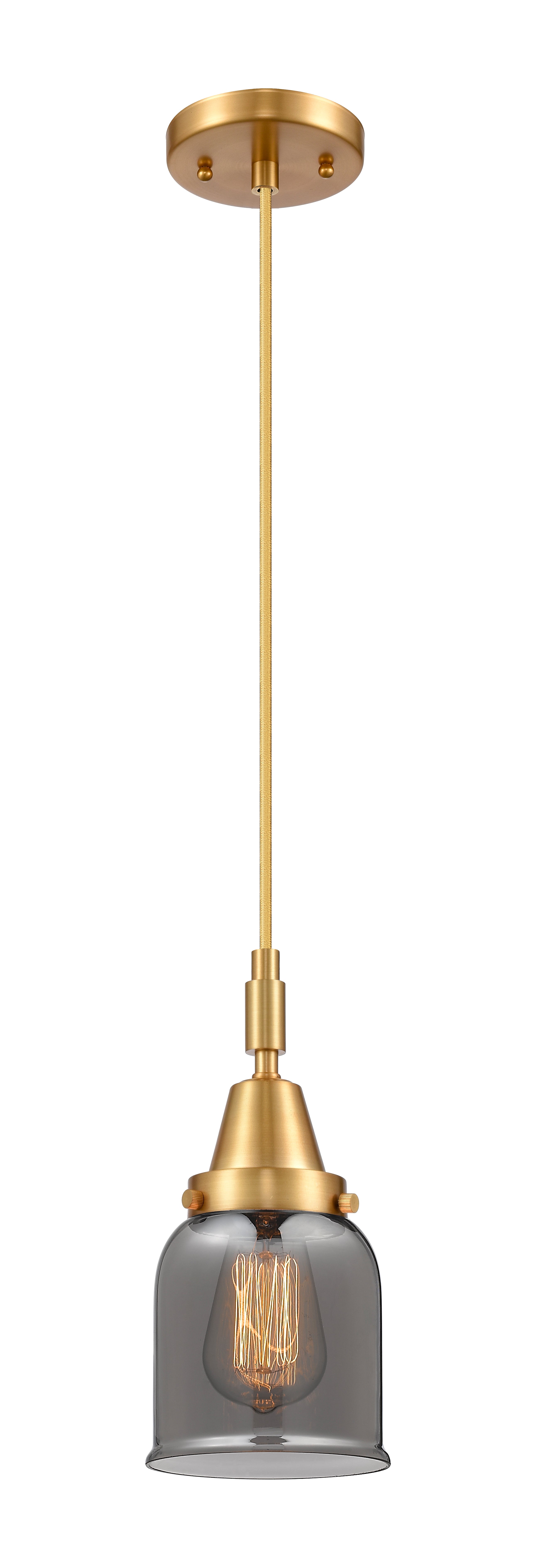 Caden Mini Pendant Antique Brass Glass