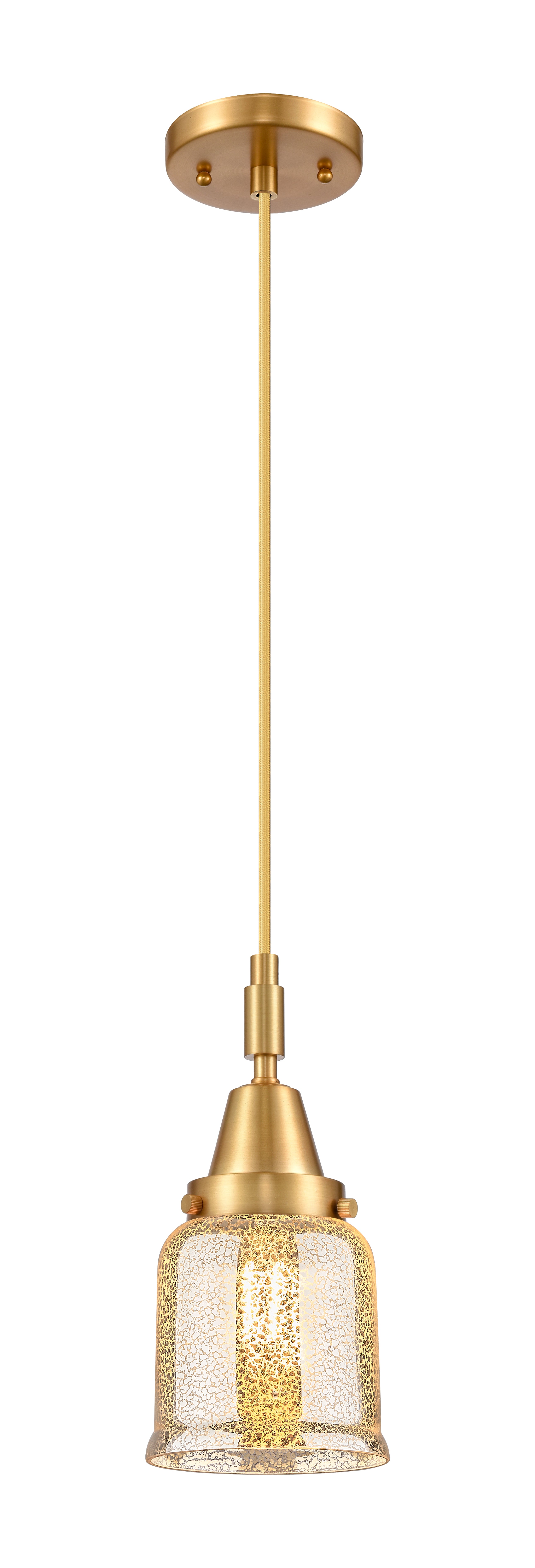 Caden Mini Pendant Antique Brass Glass
