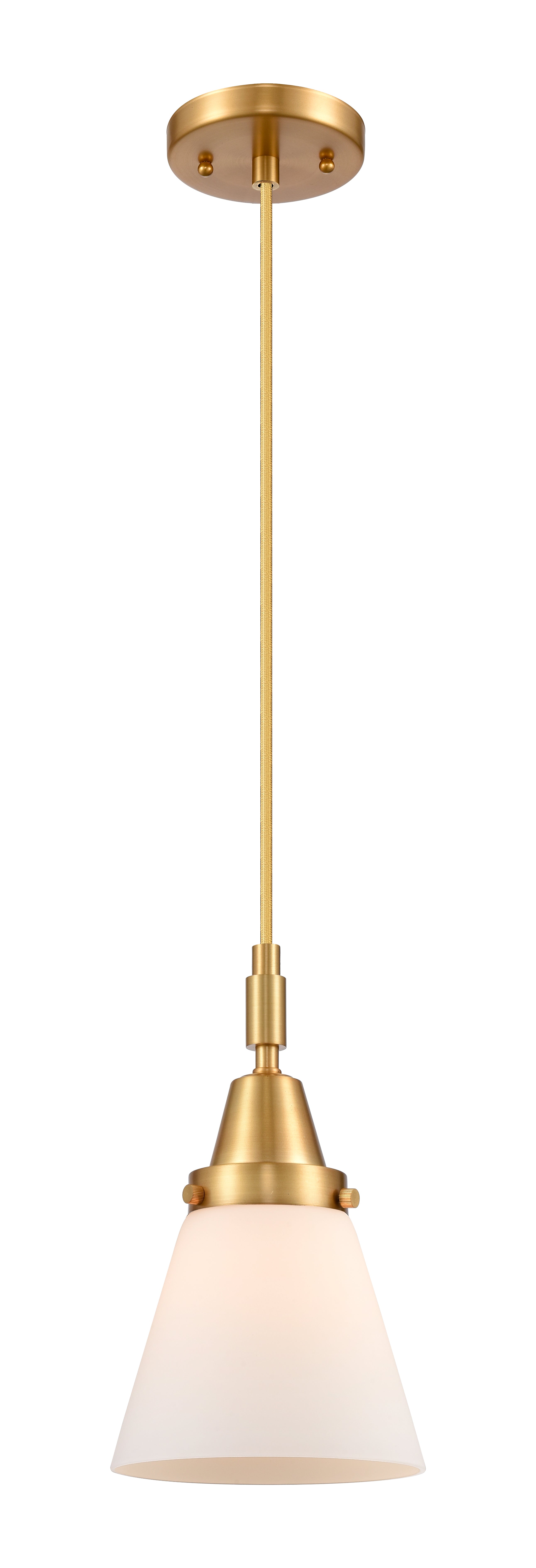 Caden Mini Pendant Antique Brass Glass Steel