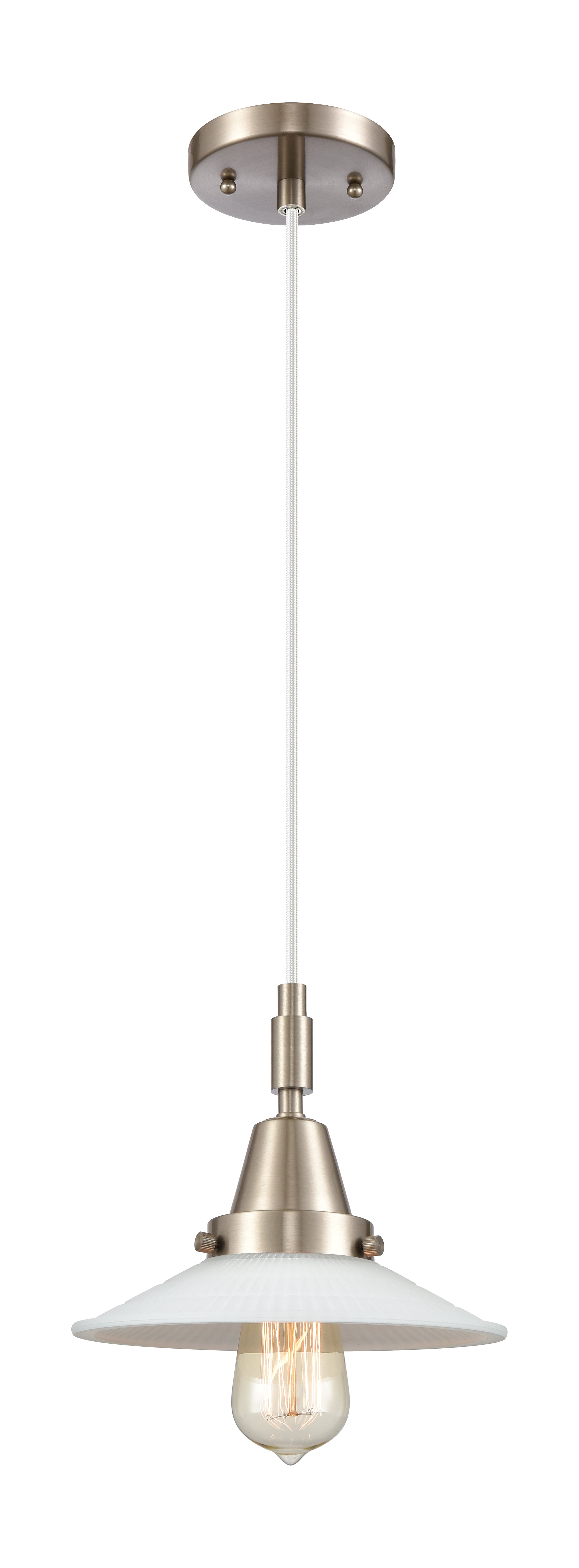 Caden Mini Pendant Antique Brass Glass