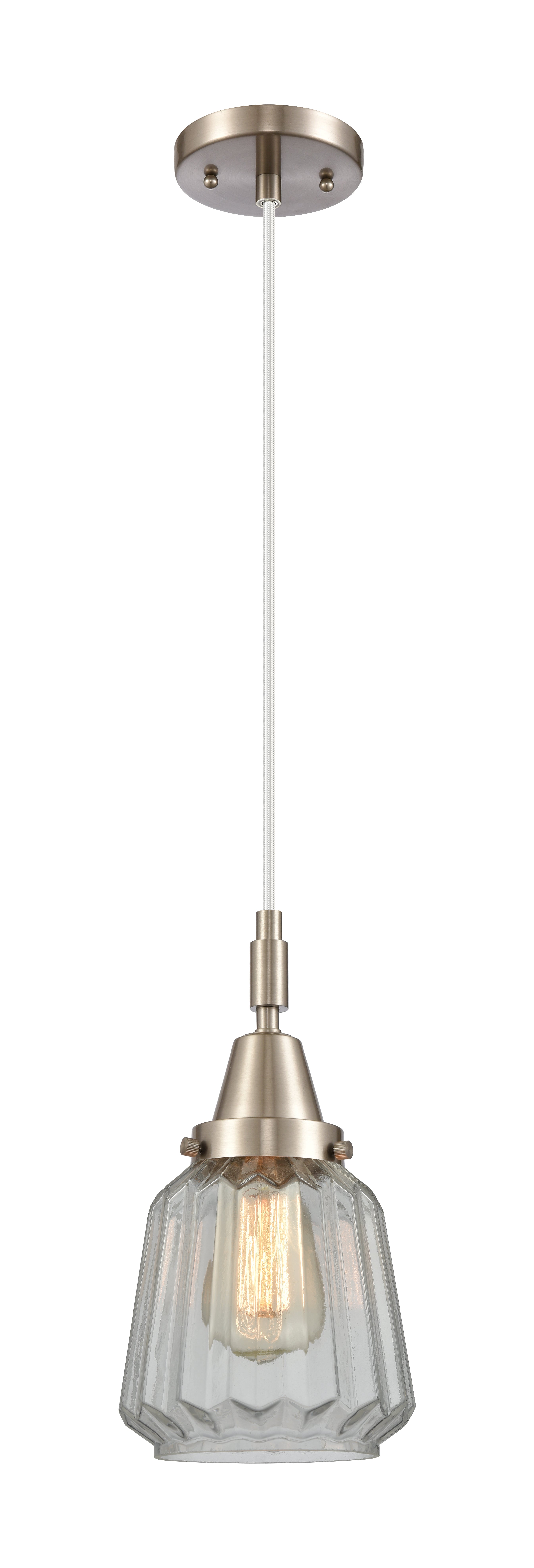 Caden Mini Pendant Antique Brass Glass
