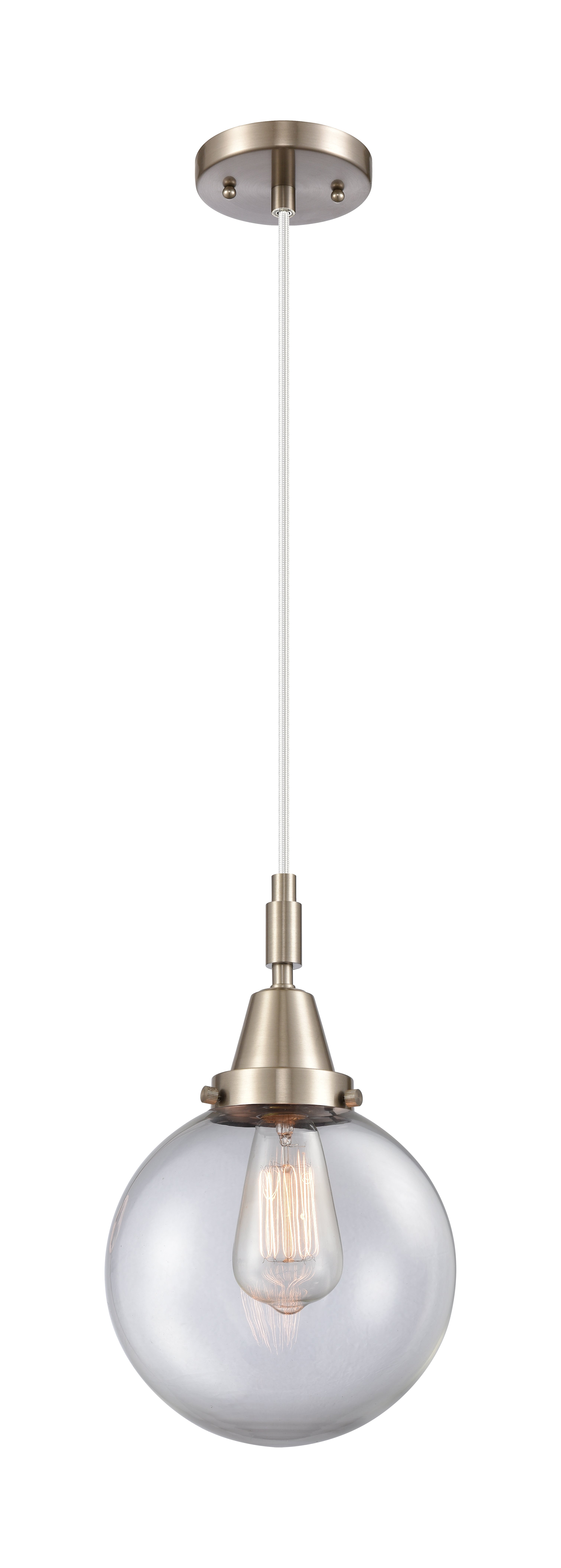 Caden Mini Pendant Antique Brass Glass