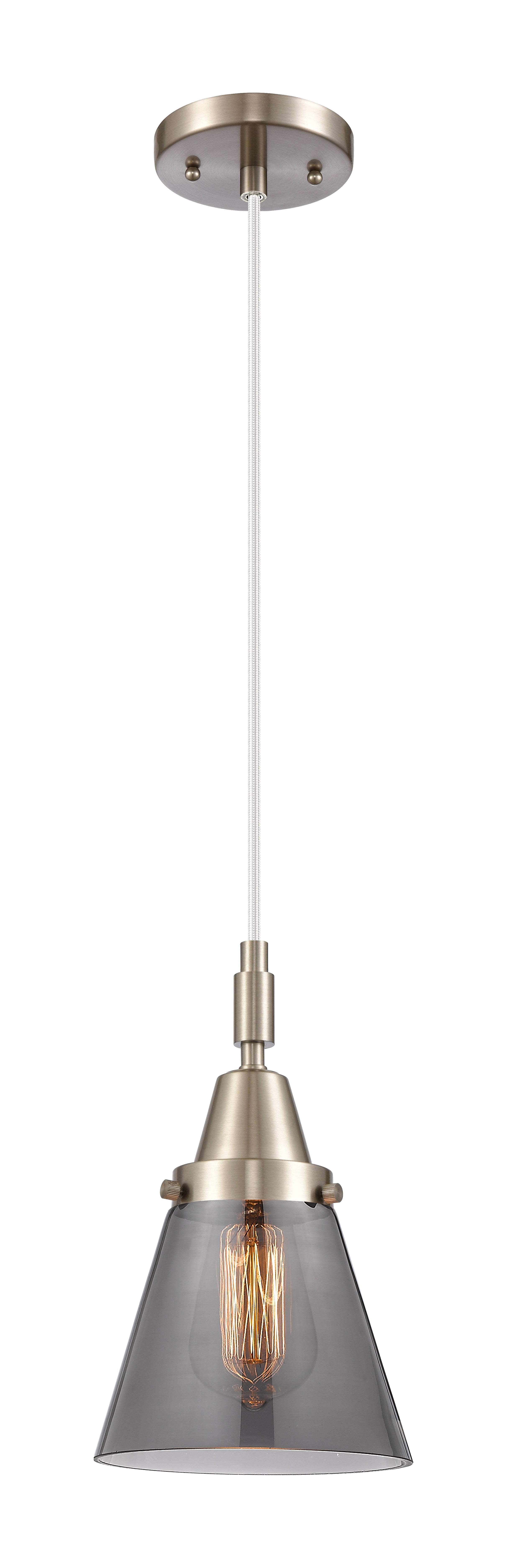 Caden Mini Pendant Antique Brass Glass Steel