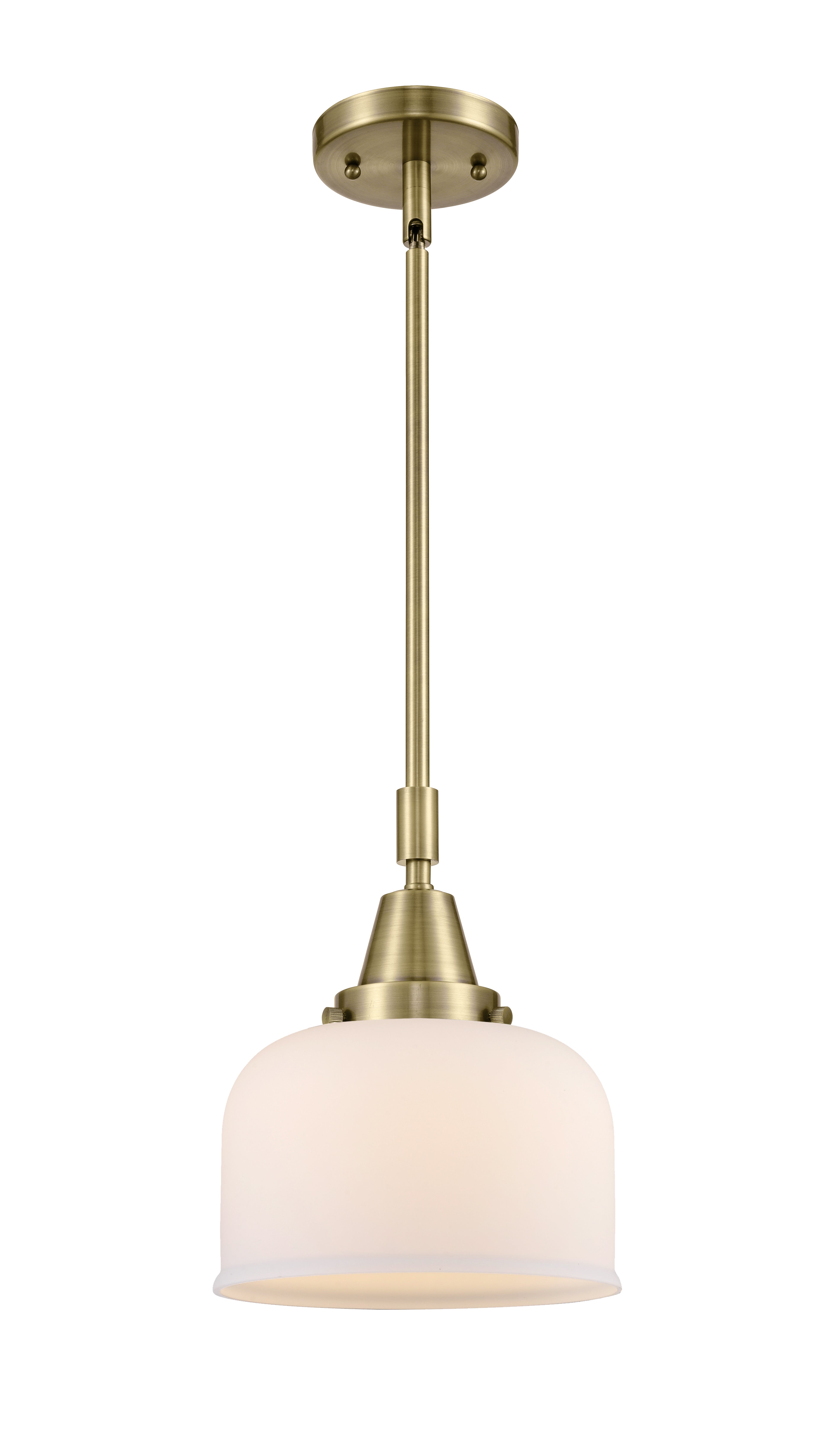 Caden Mini Pendant Antique Brass Glass