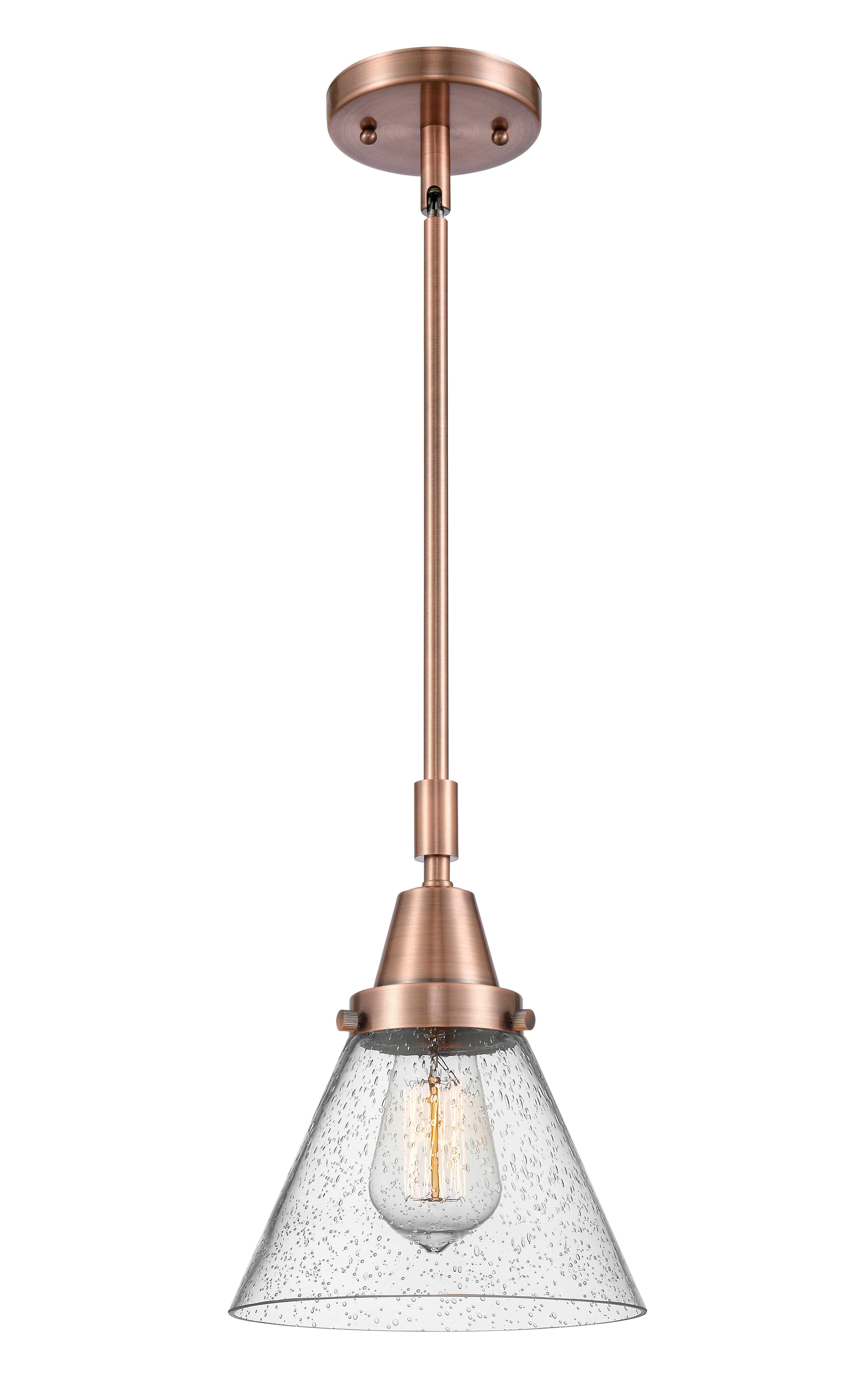 Caden Mini Pendant Antique Brass Finish