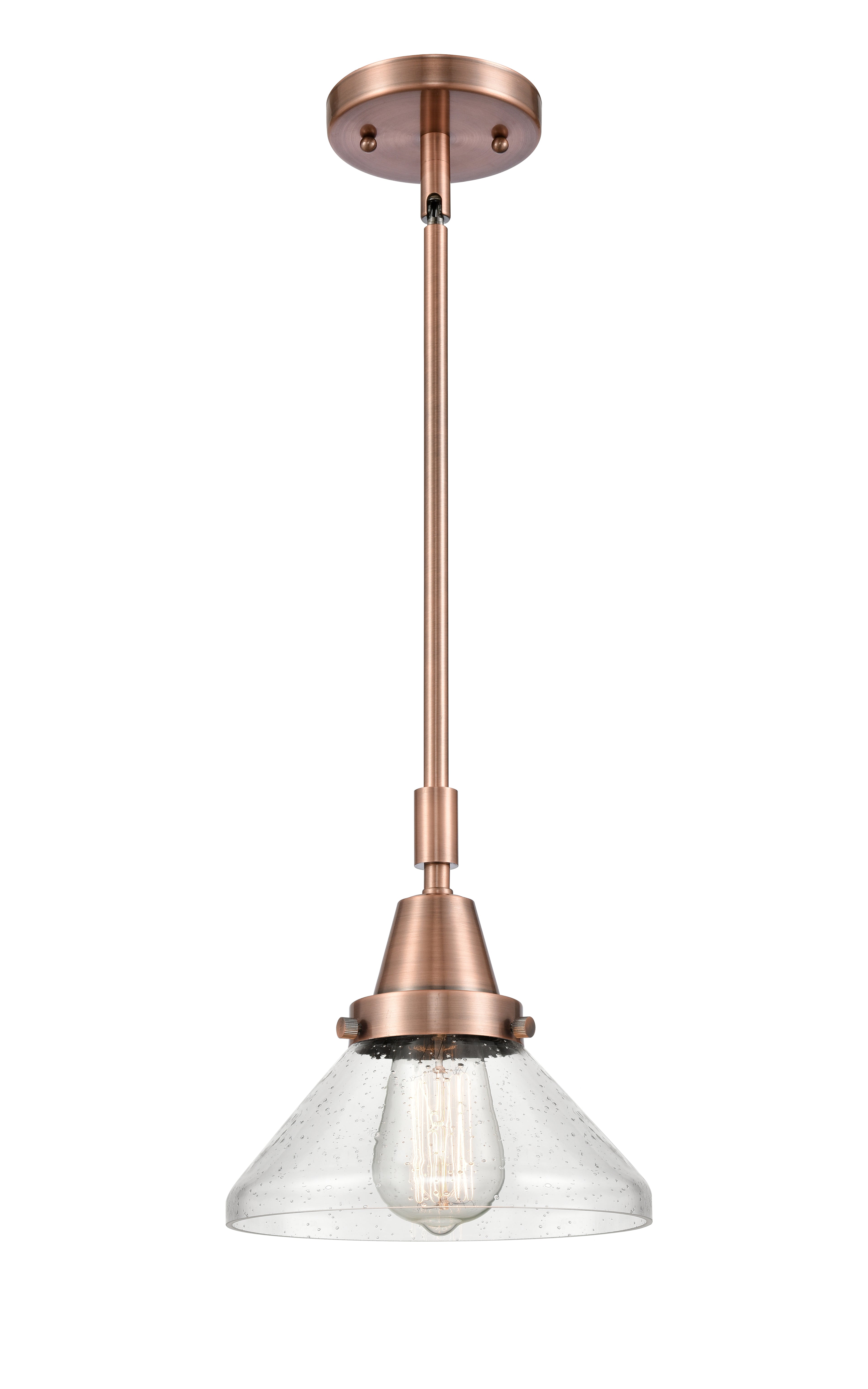 Caden Mini Pendant Antique Brass Finish