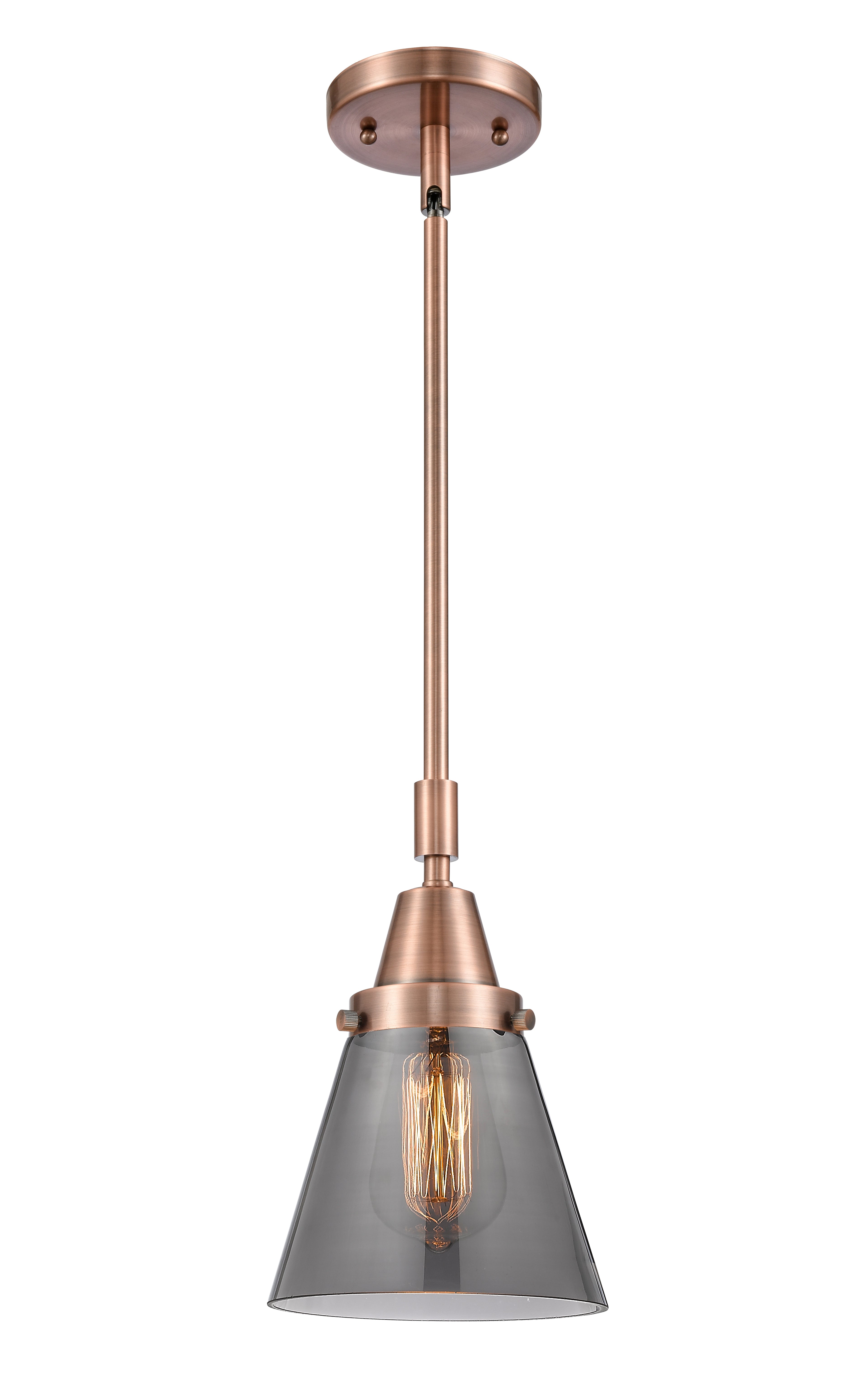 Caden Mini Pendant Antique Brass Finish