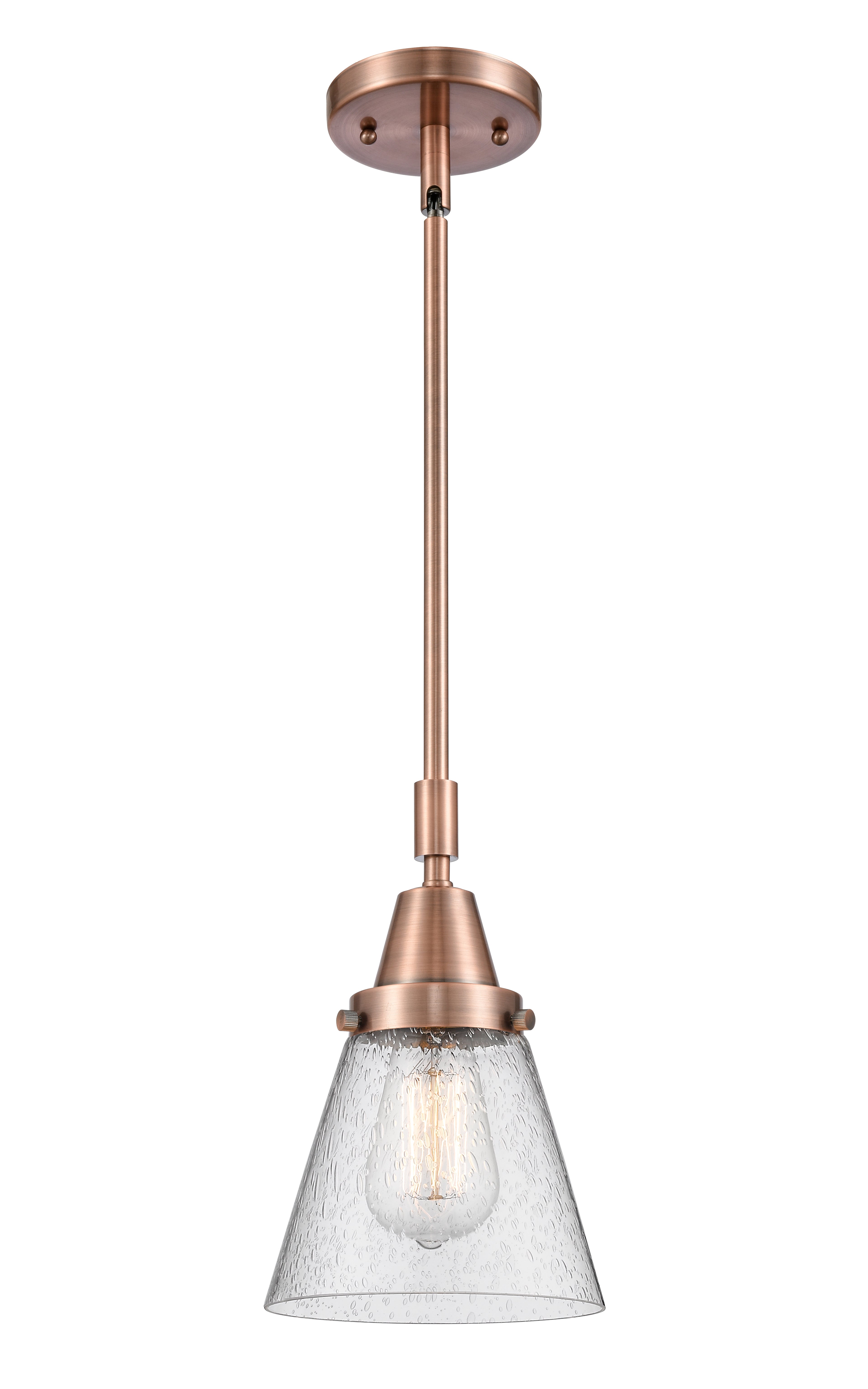 Caden Mini Pendant Antique Brass Finish