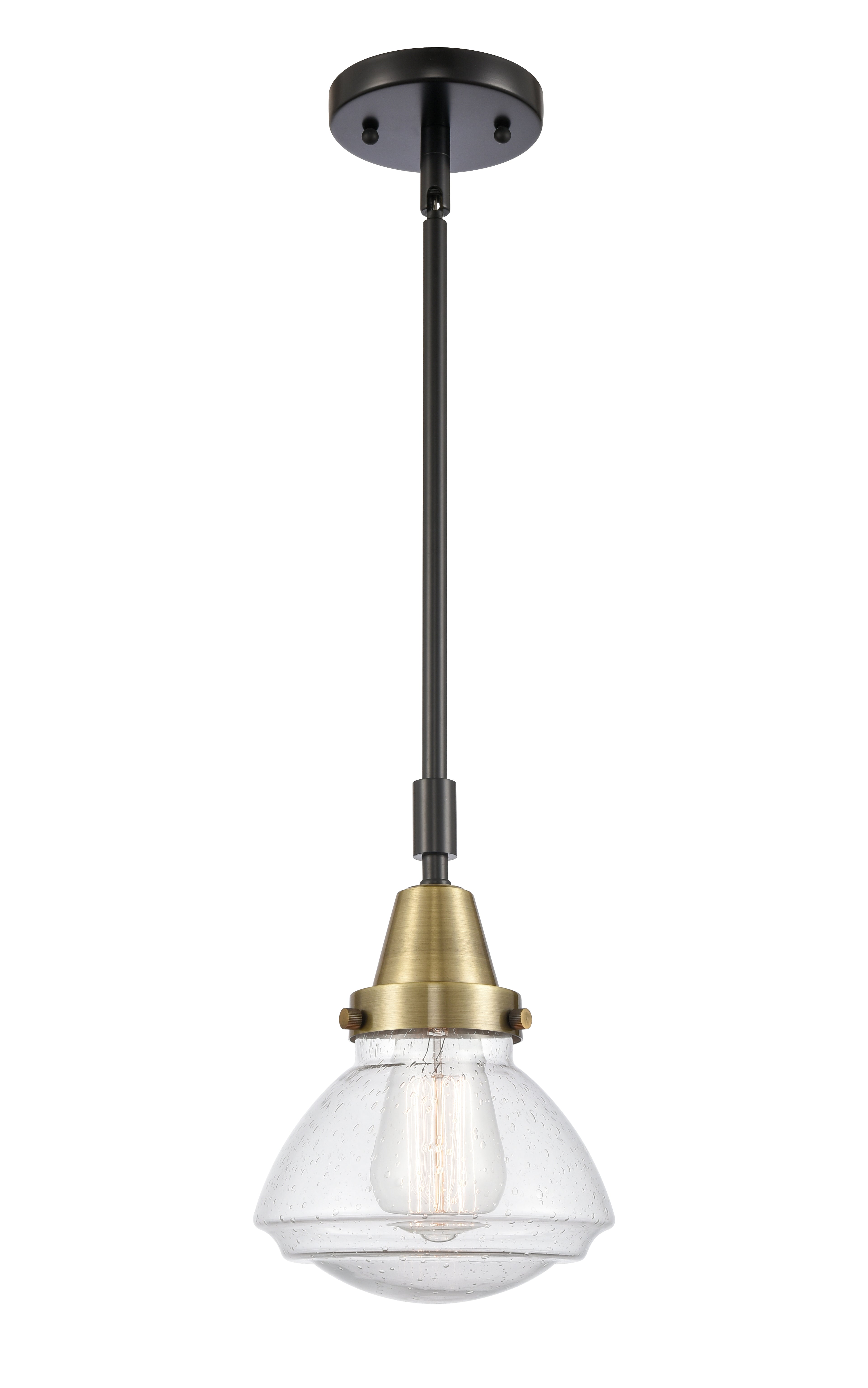 Caden Mini Pendant Antique Brass Finish