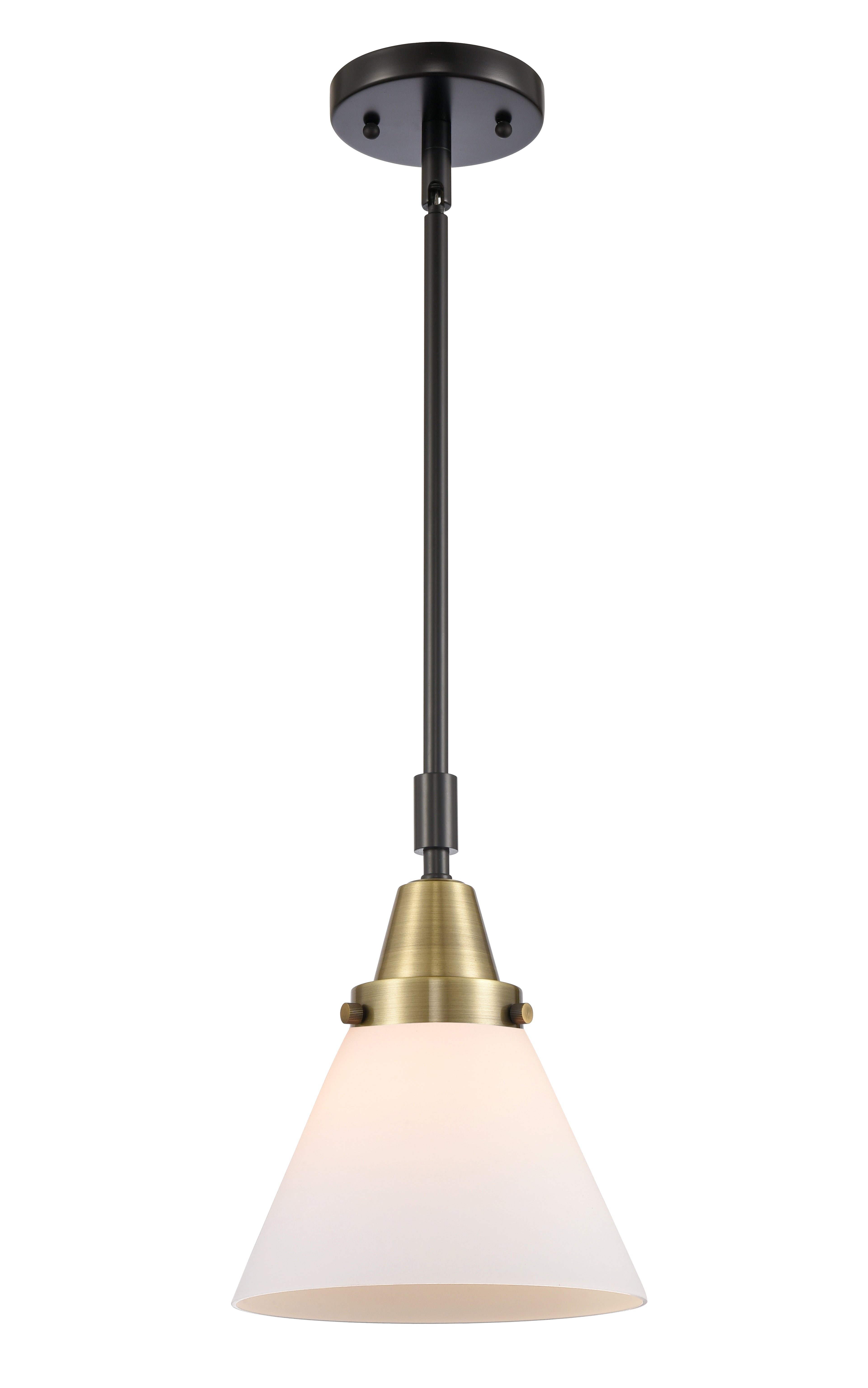 Caden Mini Pendant Antique Brass Glass