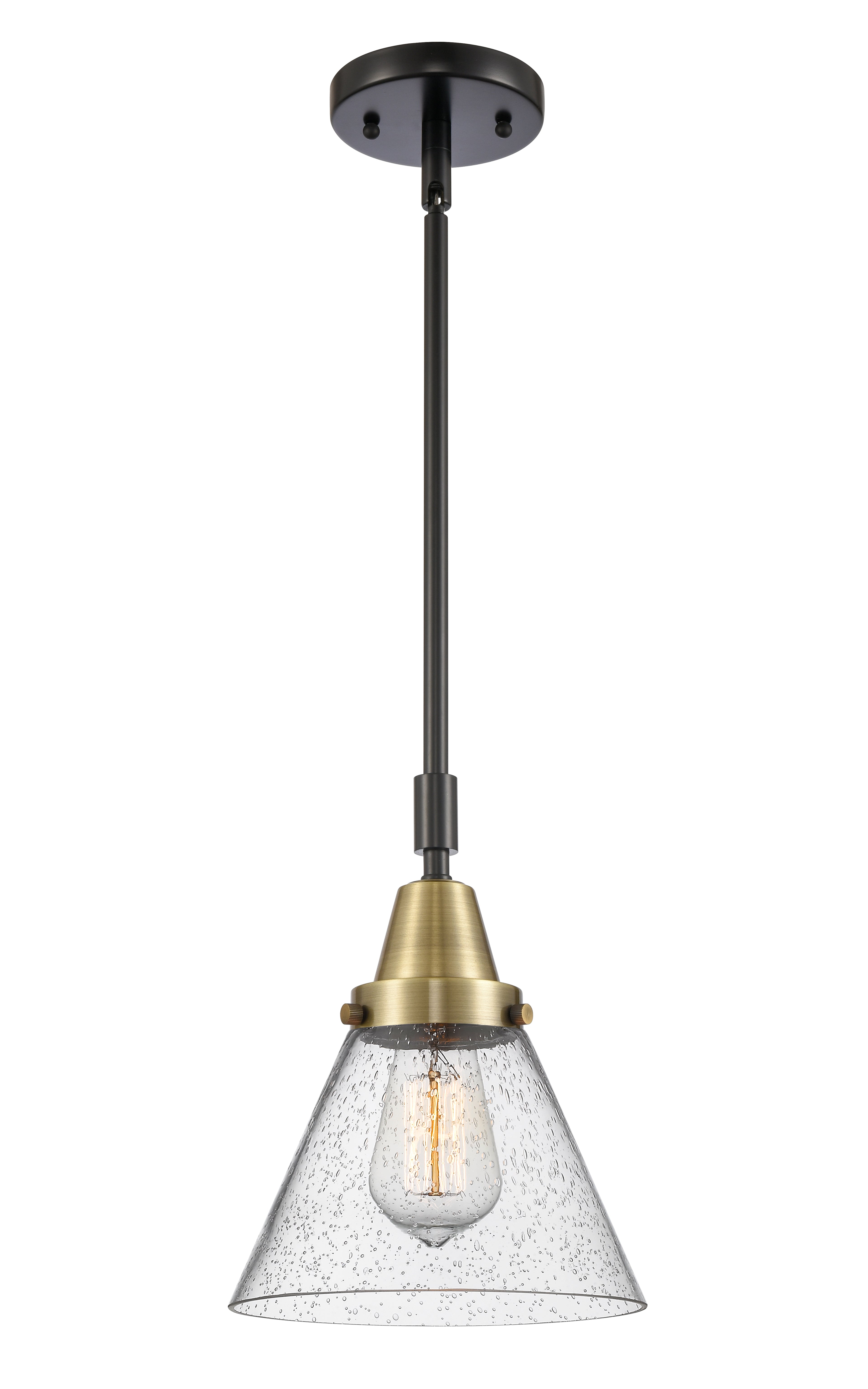 Caden Mini Pendant Antique Brass Finish