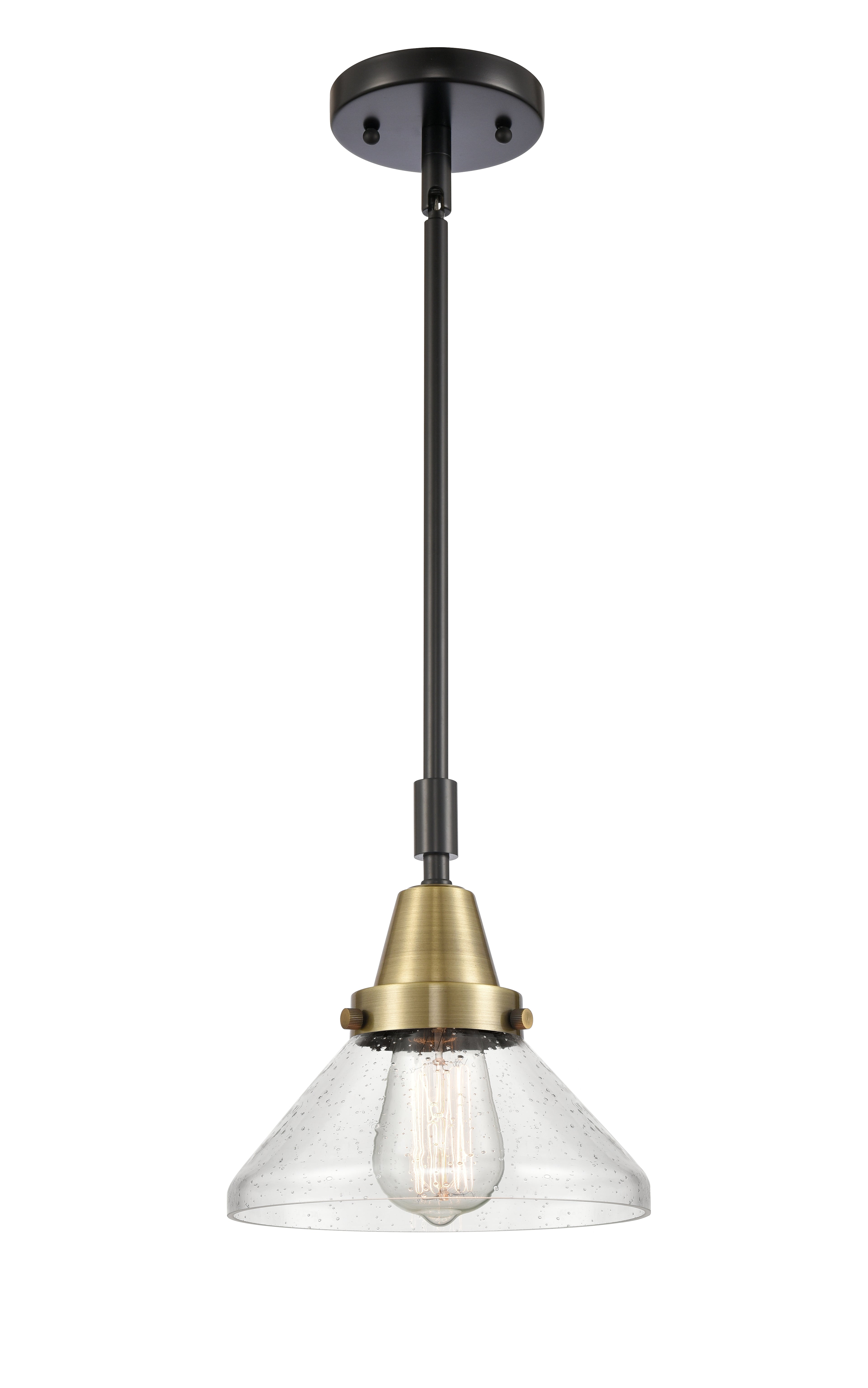 Caden Mini Pendant Antique Brass Finish