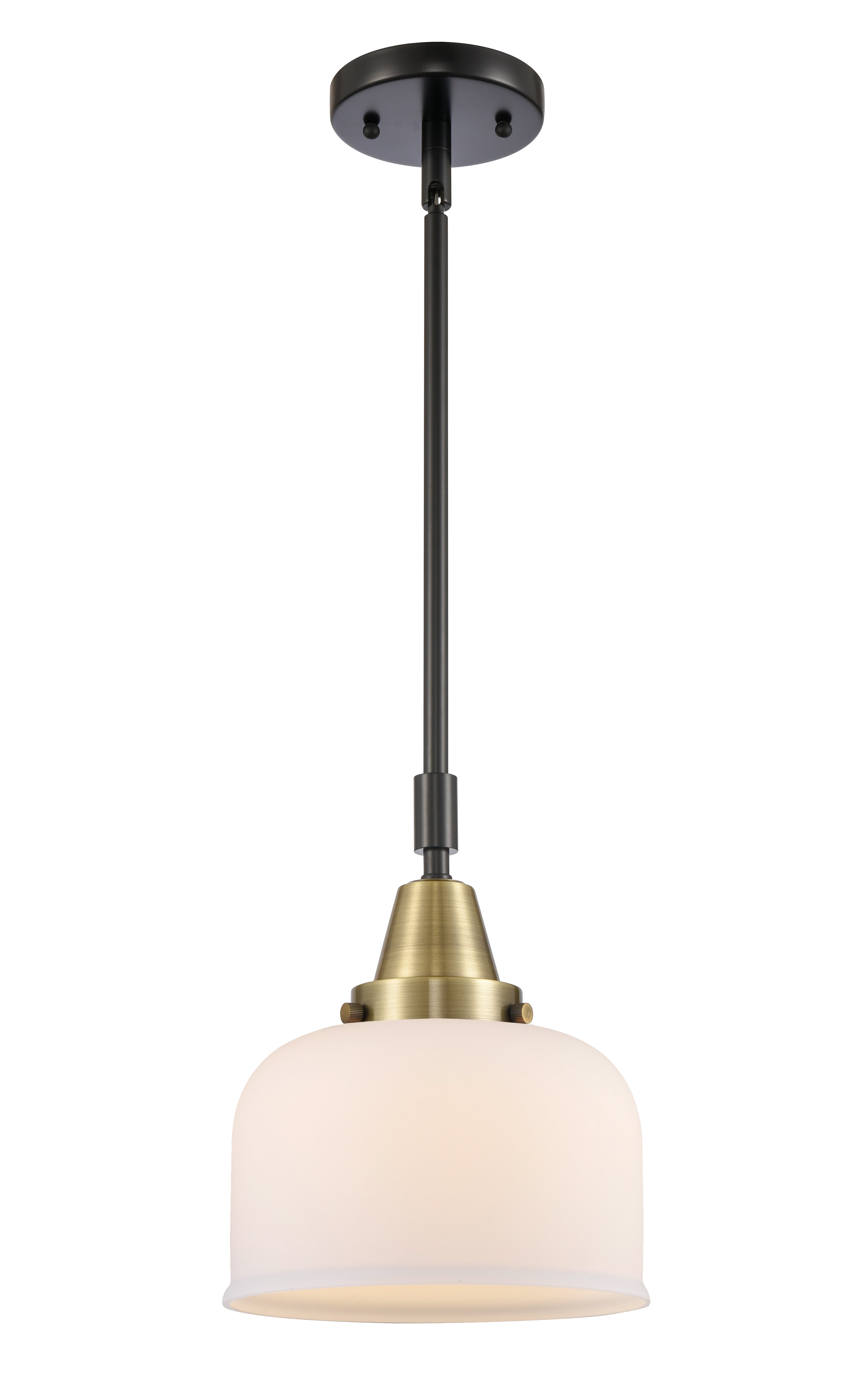 Caden Mini Pendant Antique Brass Glass