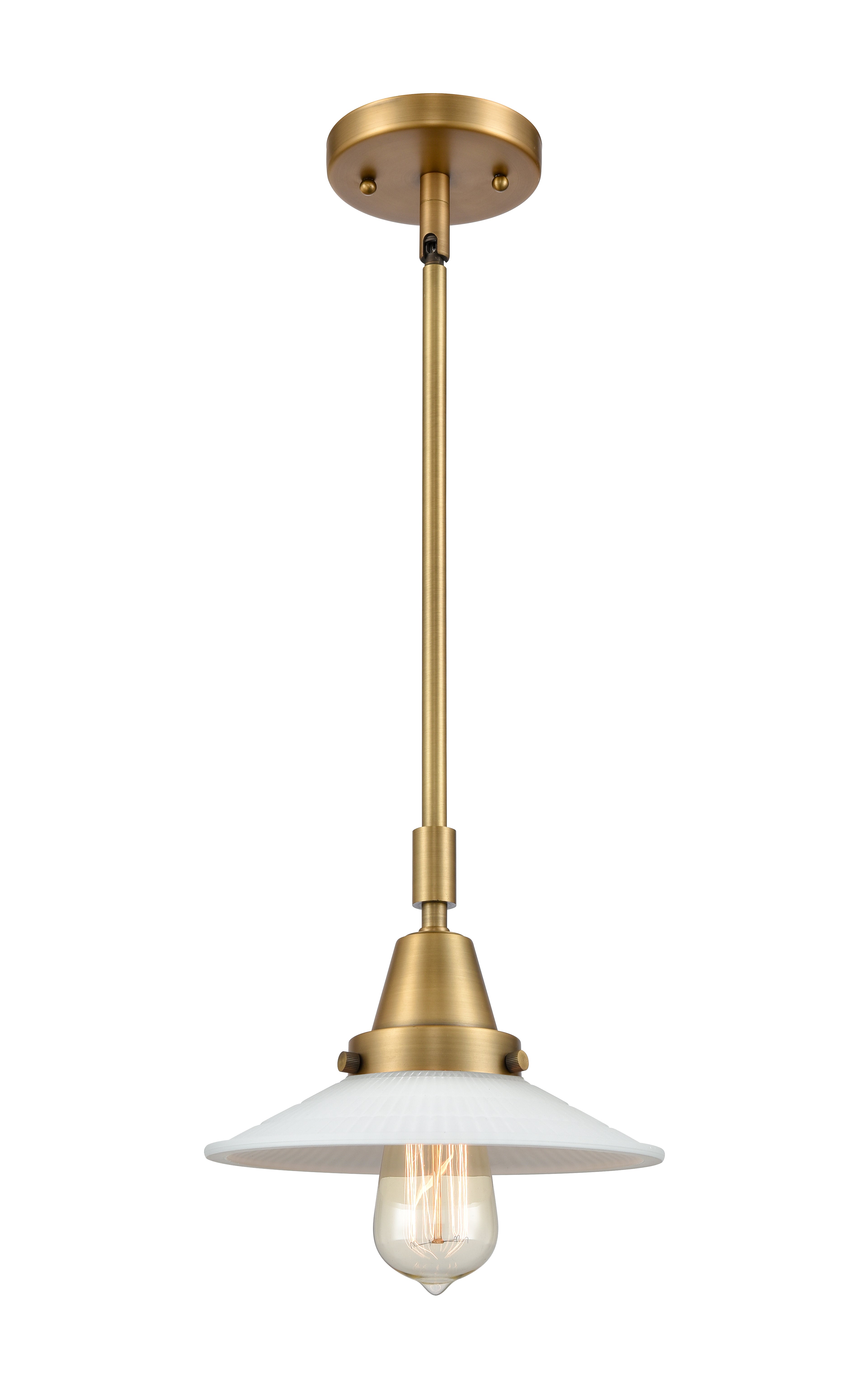Caden Mini Pendant Antique Brass Glass
