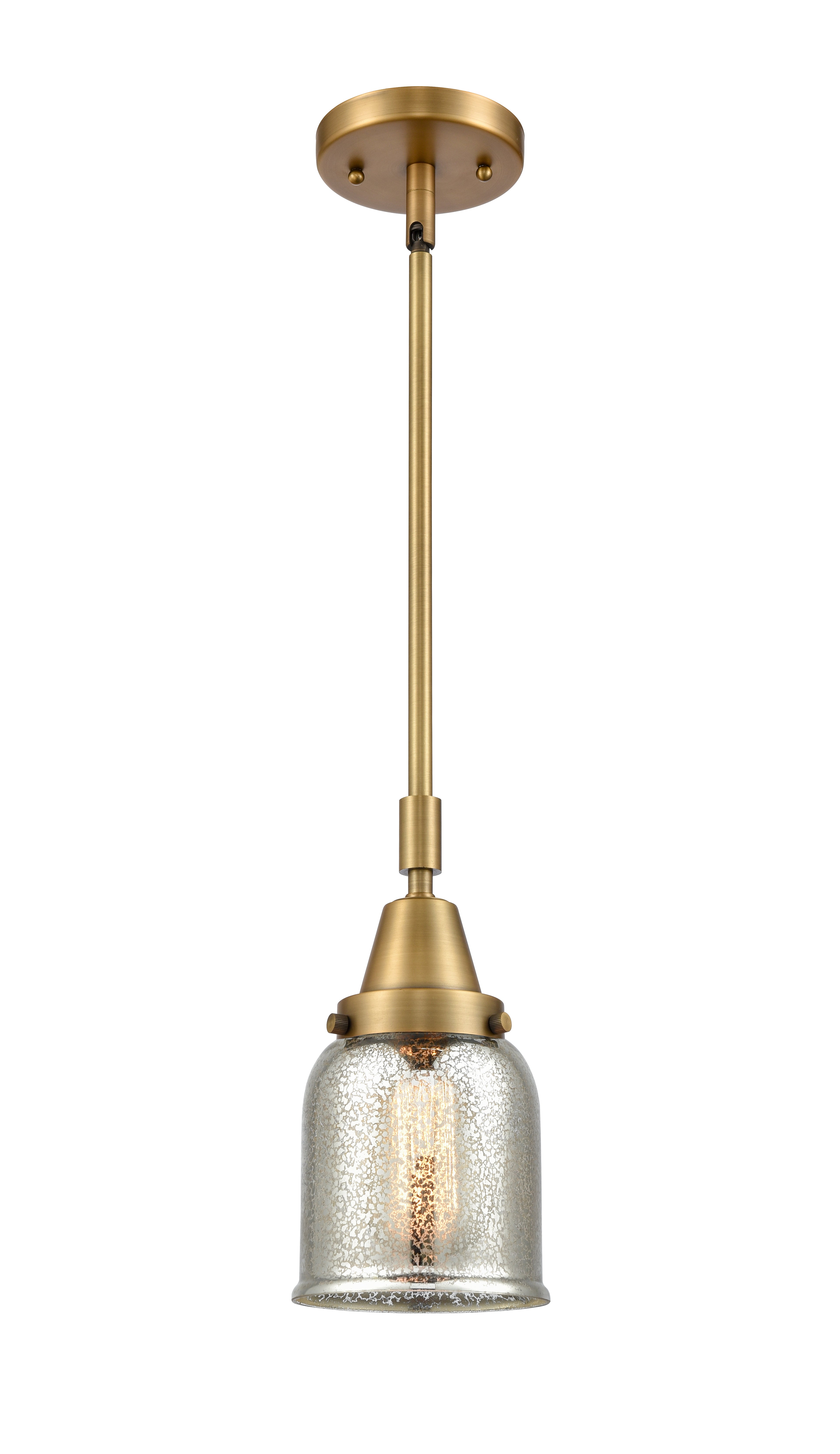 Caden Mini Pendant Antique Brass Glass