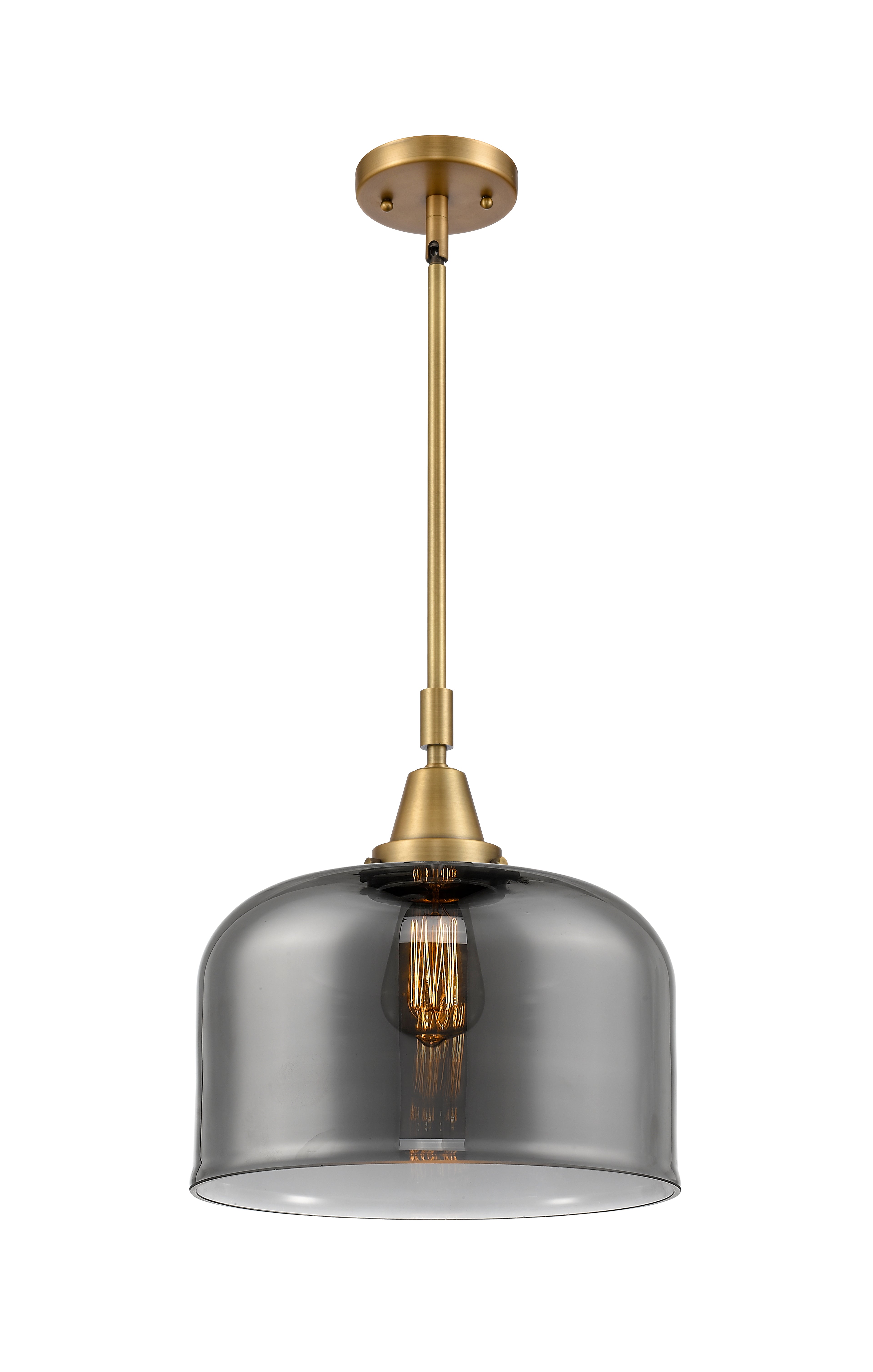 Caden Mini Pendant Antique Brass Glass