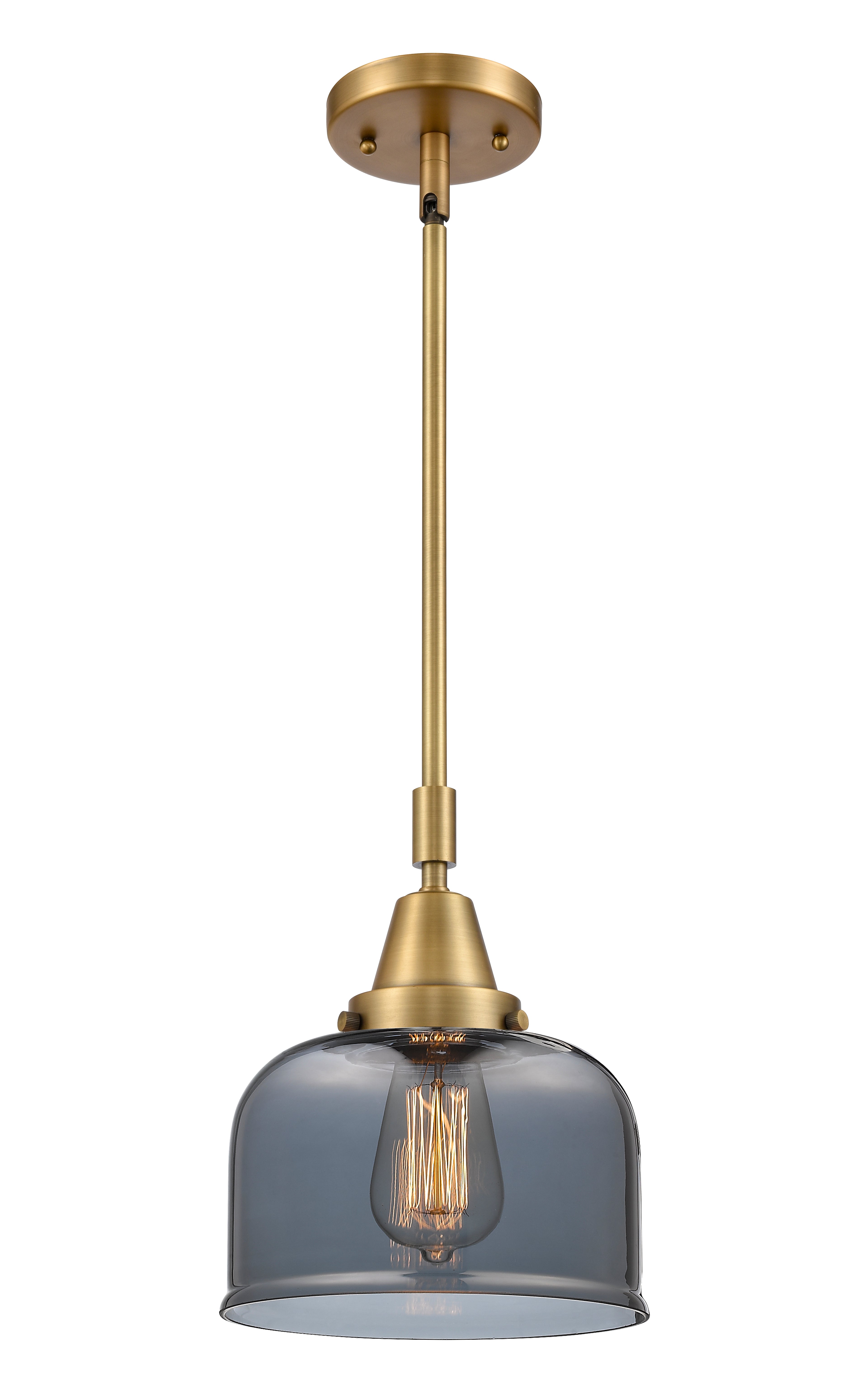 Caden Mini Pendant Antique Brass Glass
