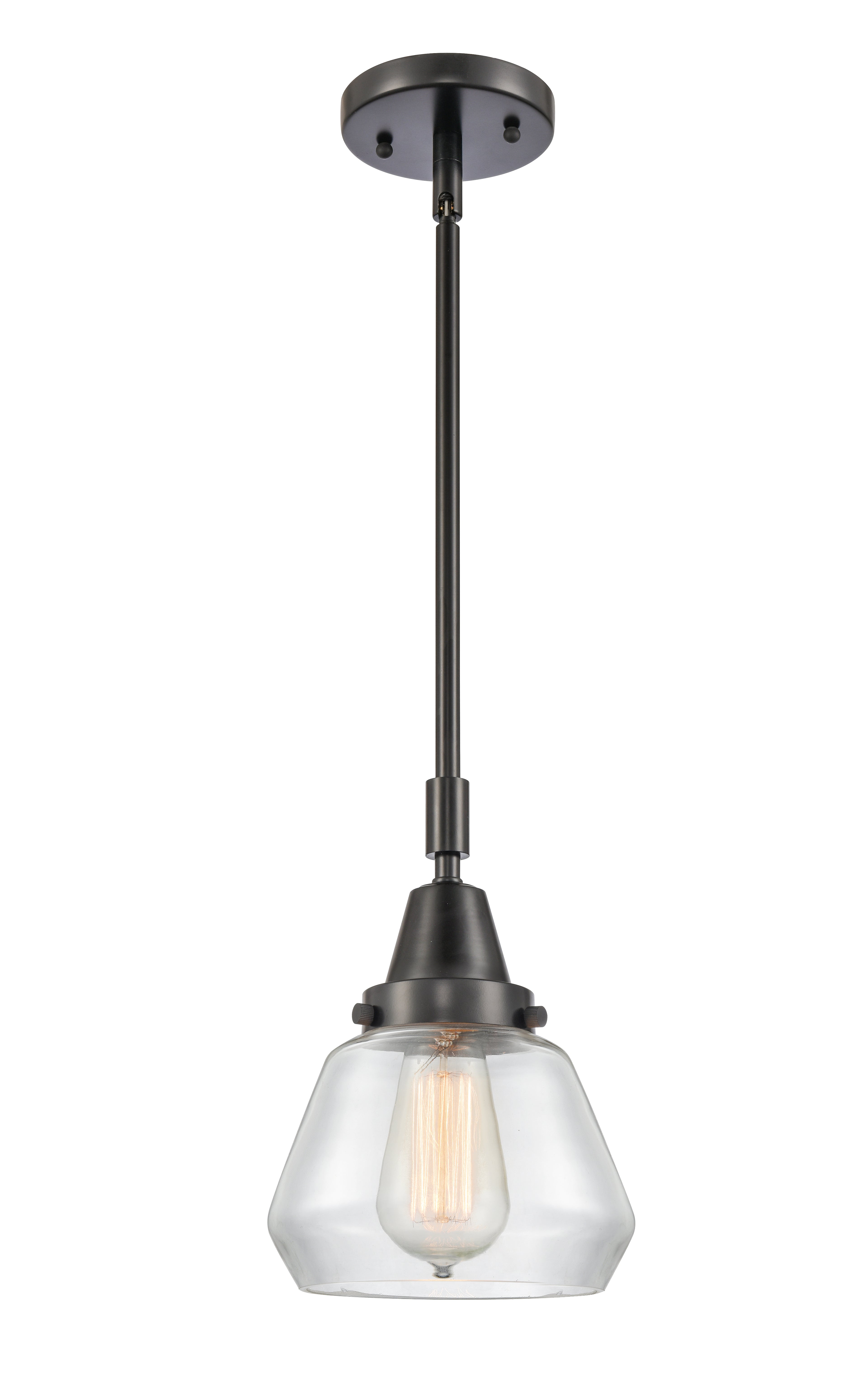 Caden Mini Pendant Antique Brass Glass