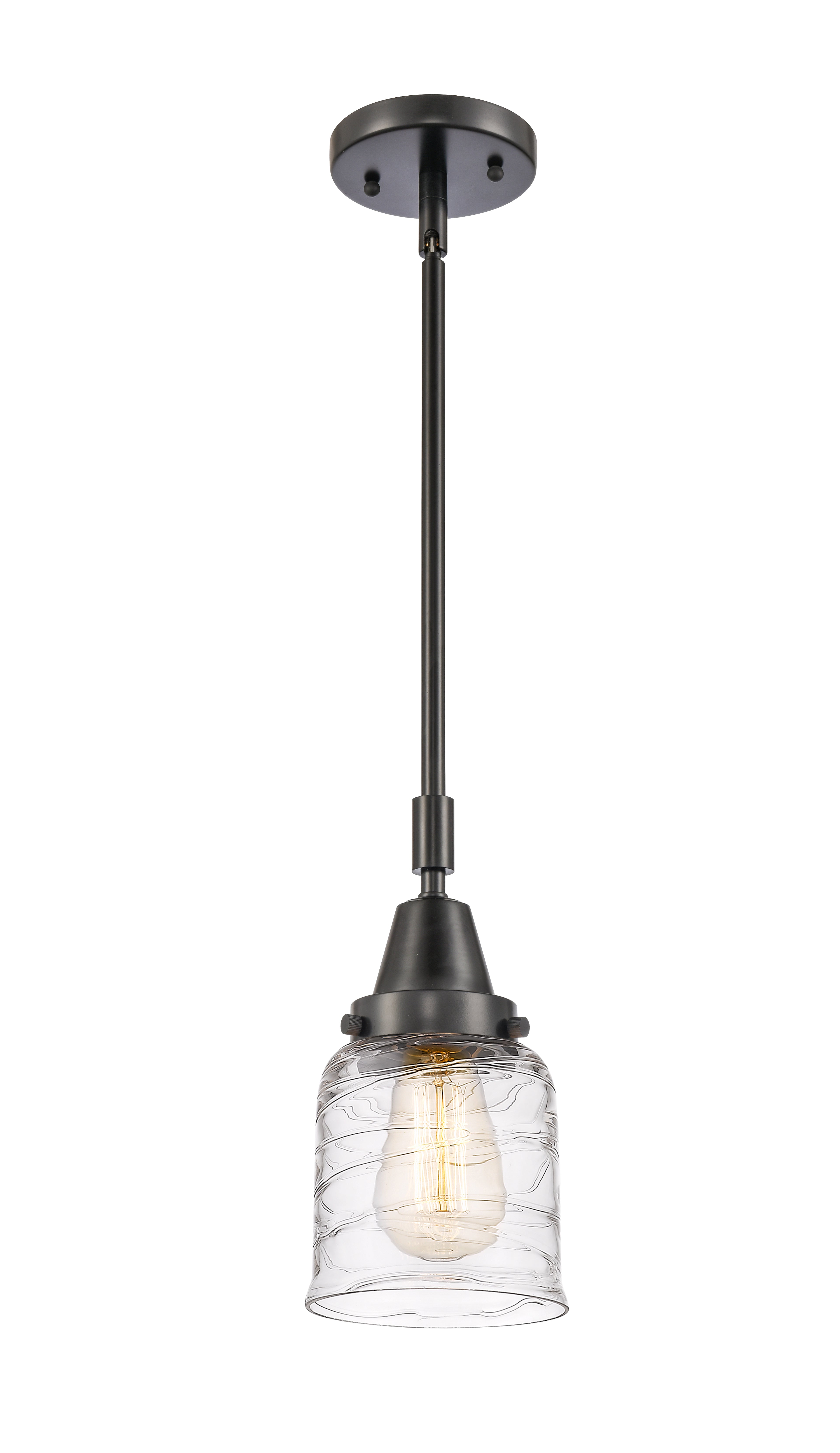 Caden Mini Pendant Antique Brass Glass
