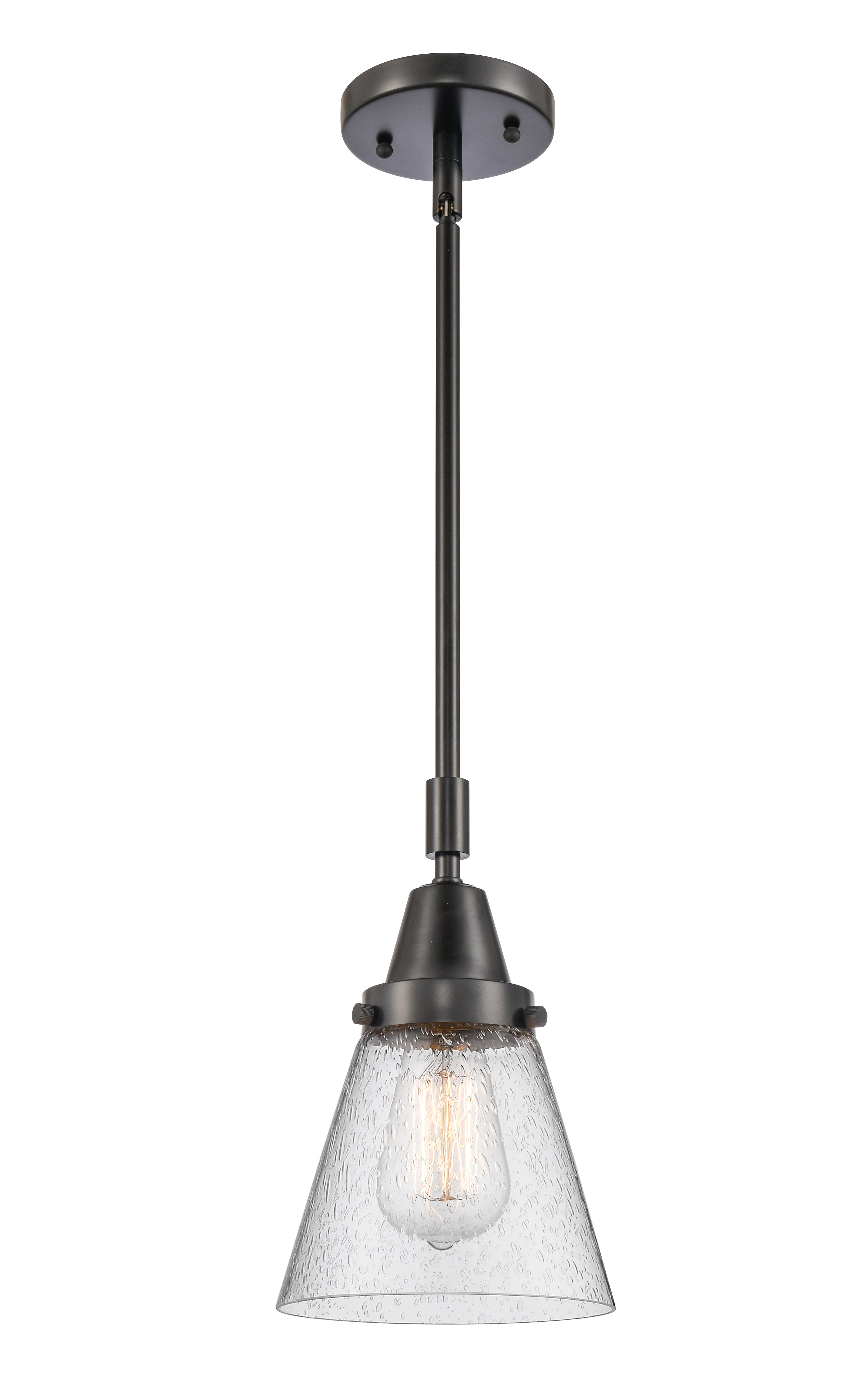 Caden Mini Pendant Antique Brass Glass