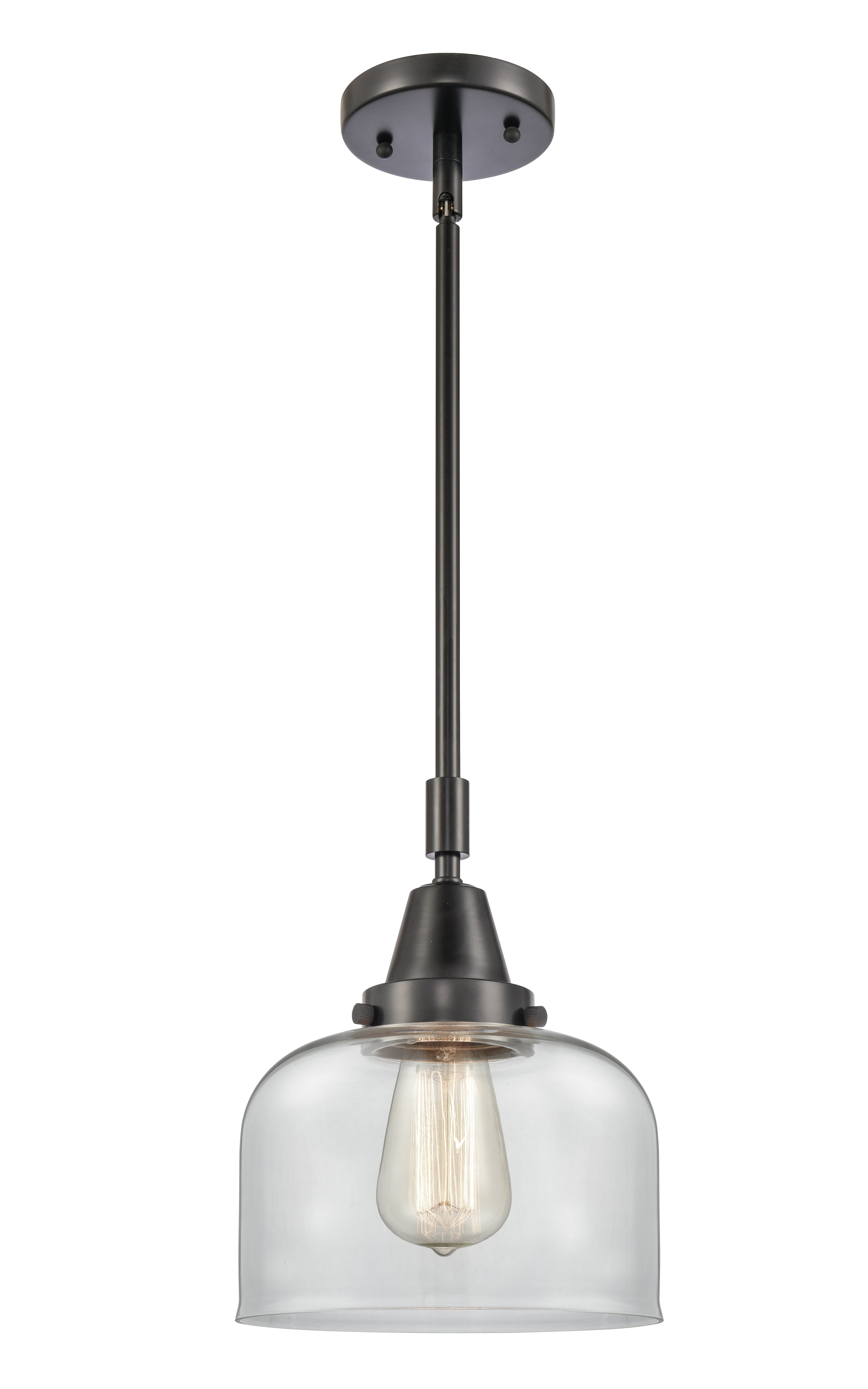 Caden Mini Pendant Antique Brass Glass