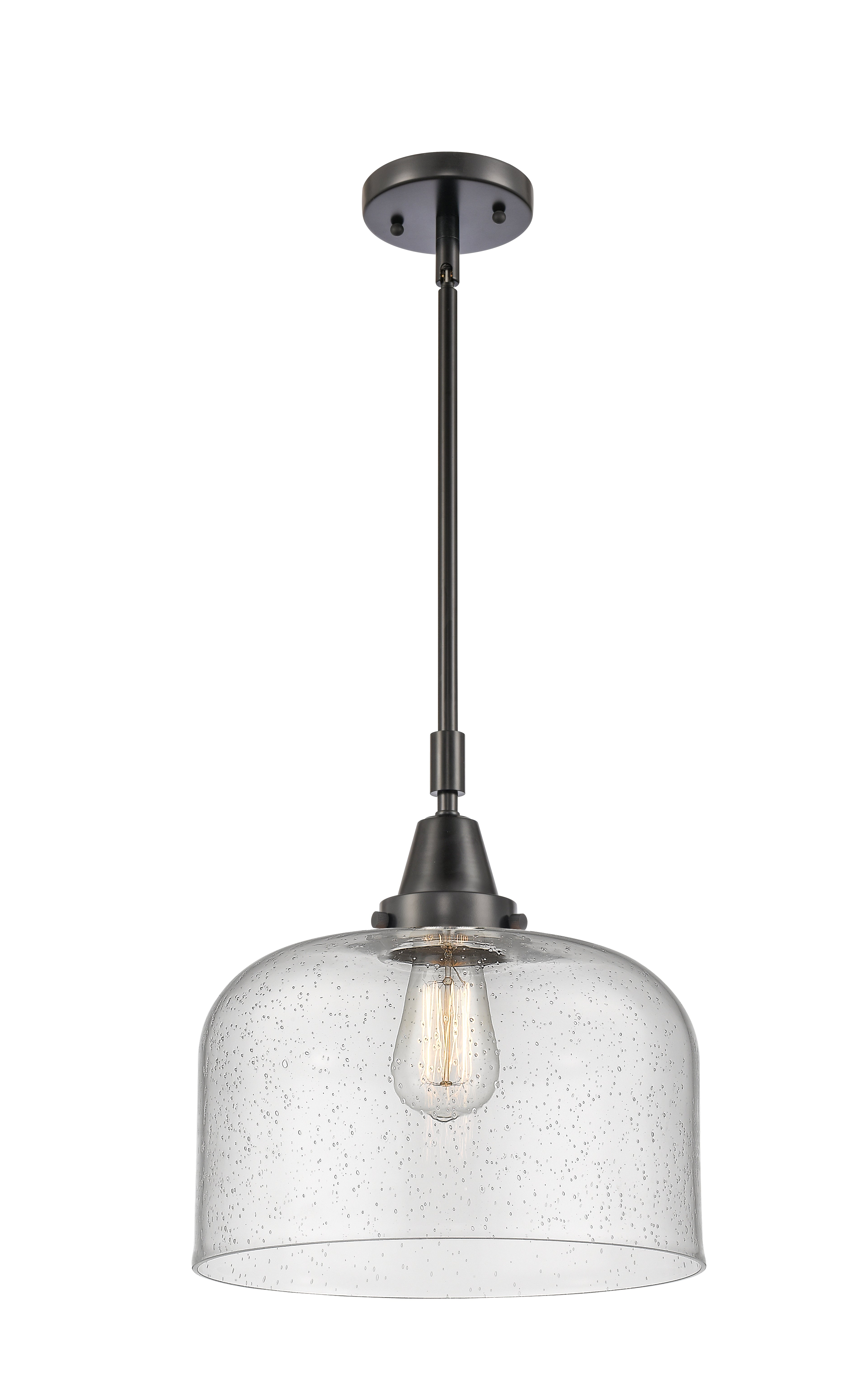 Caden Mini Pendant Antique Brass Glass