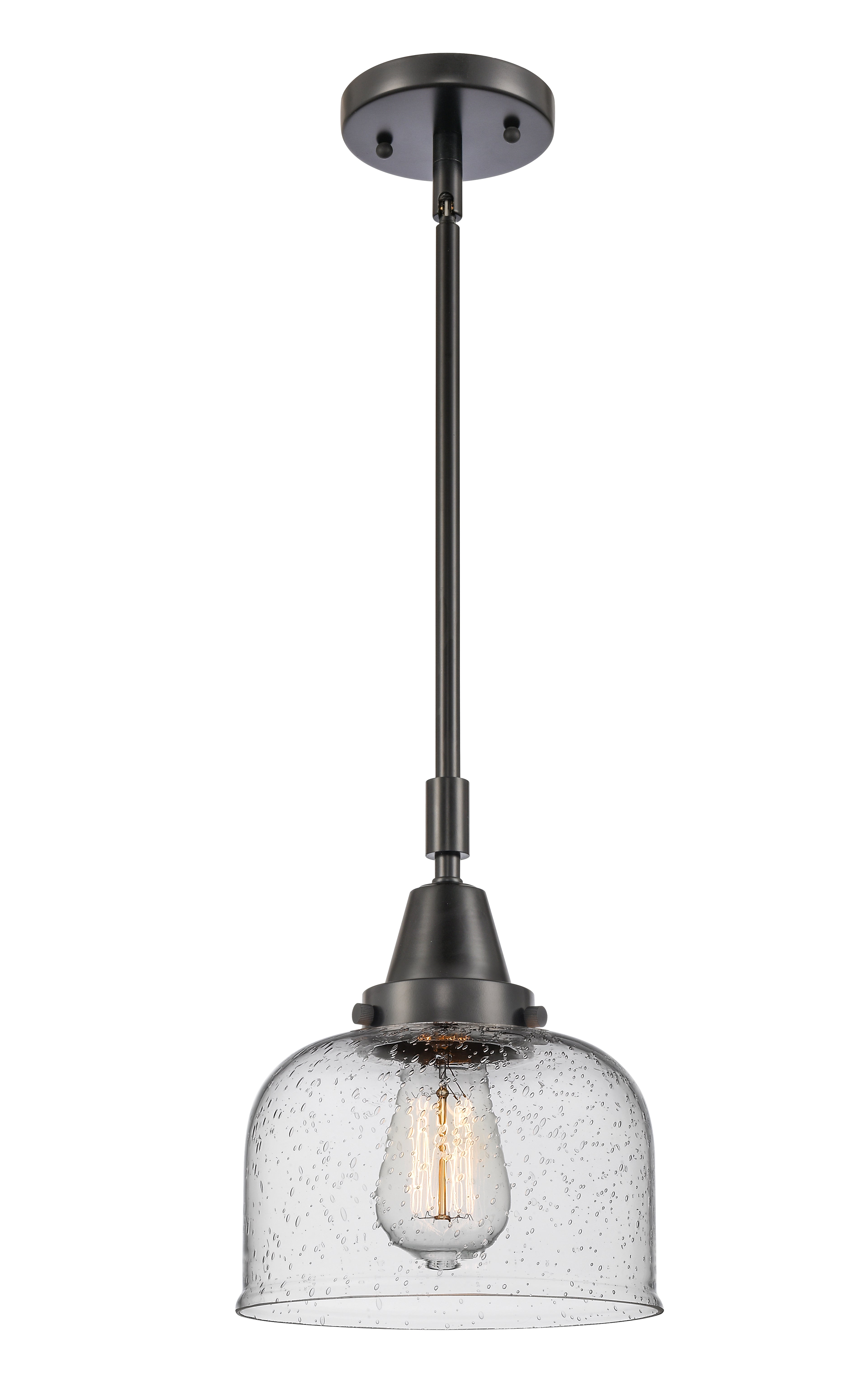 Caden Mini Pendant Antique Brass Glass