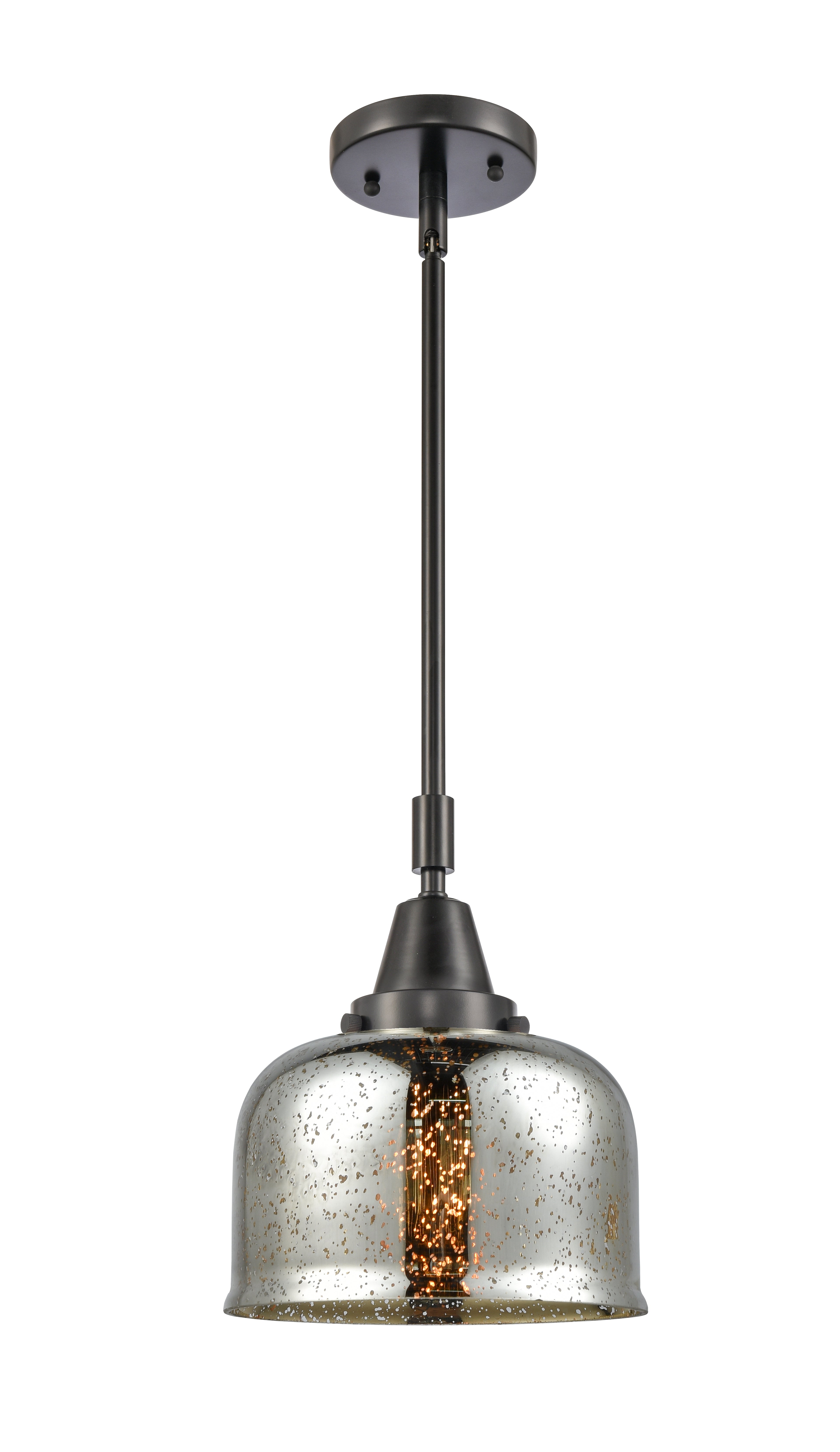 Caden Mini Pendant Antique Brass Glass