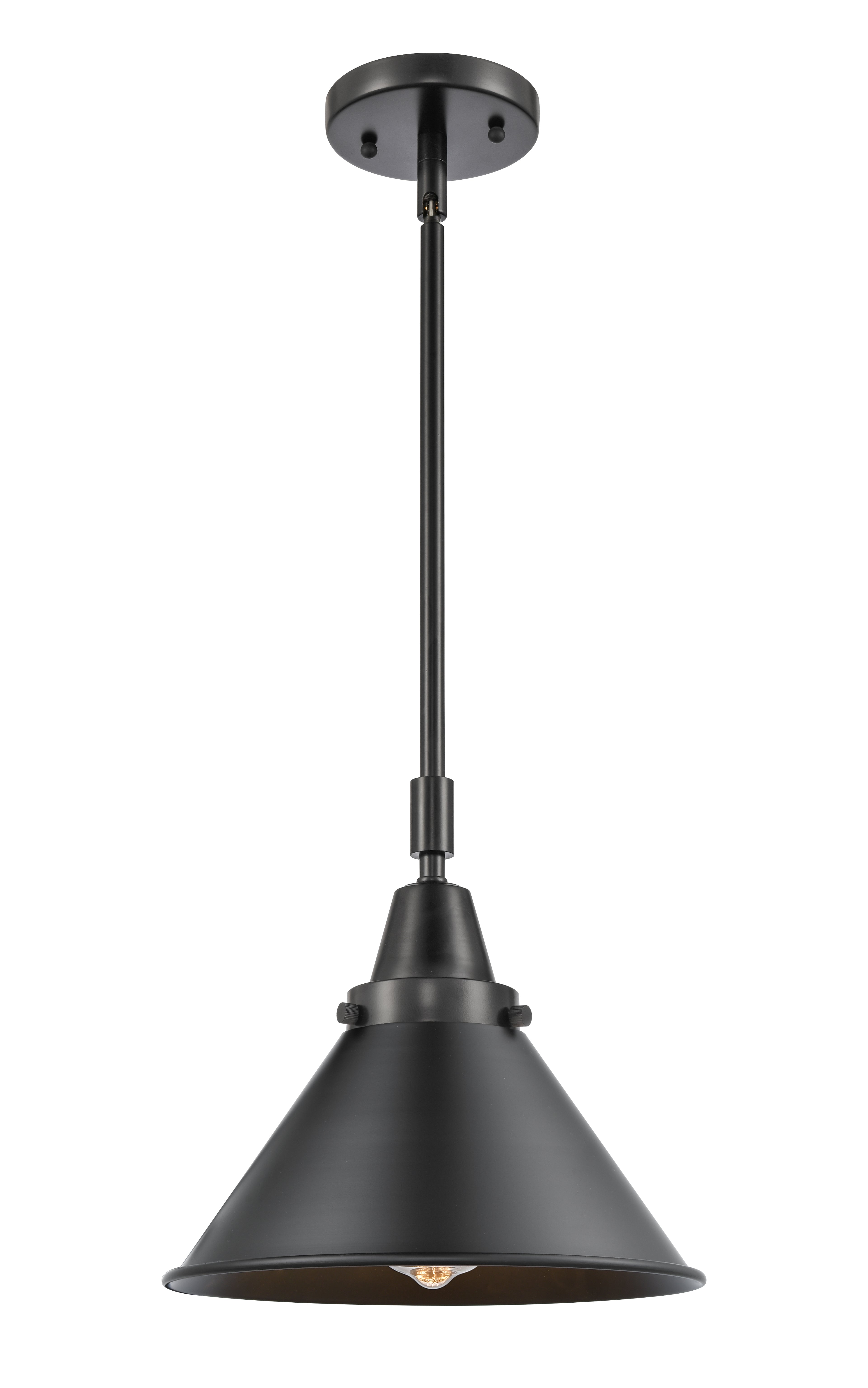 Caden Mini Pendant Dimmer Steel Antique Brass