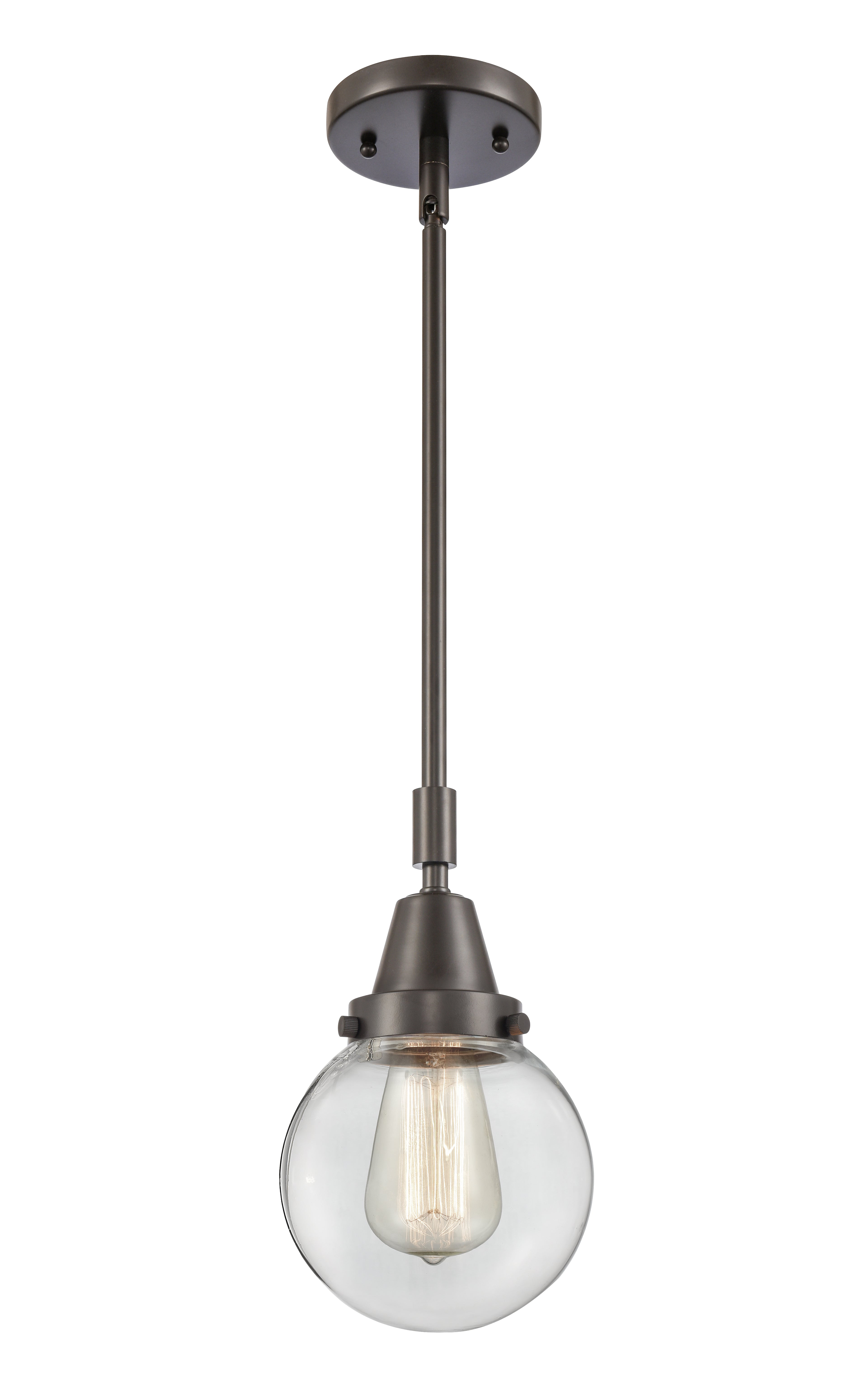 Caden Mini Pendant Antique Brass Glass