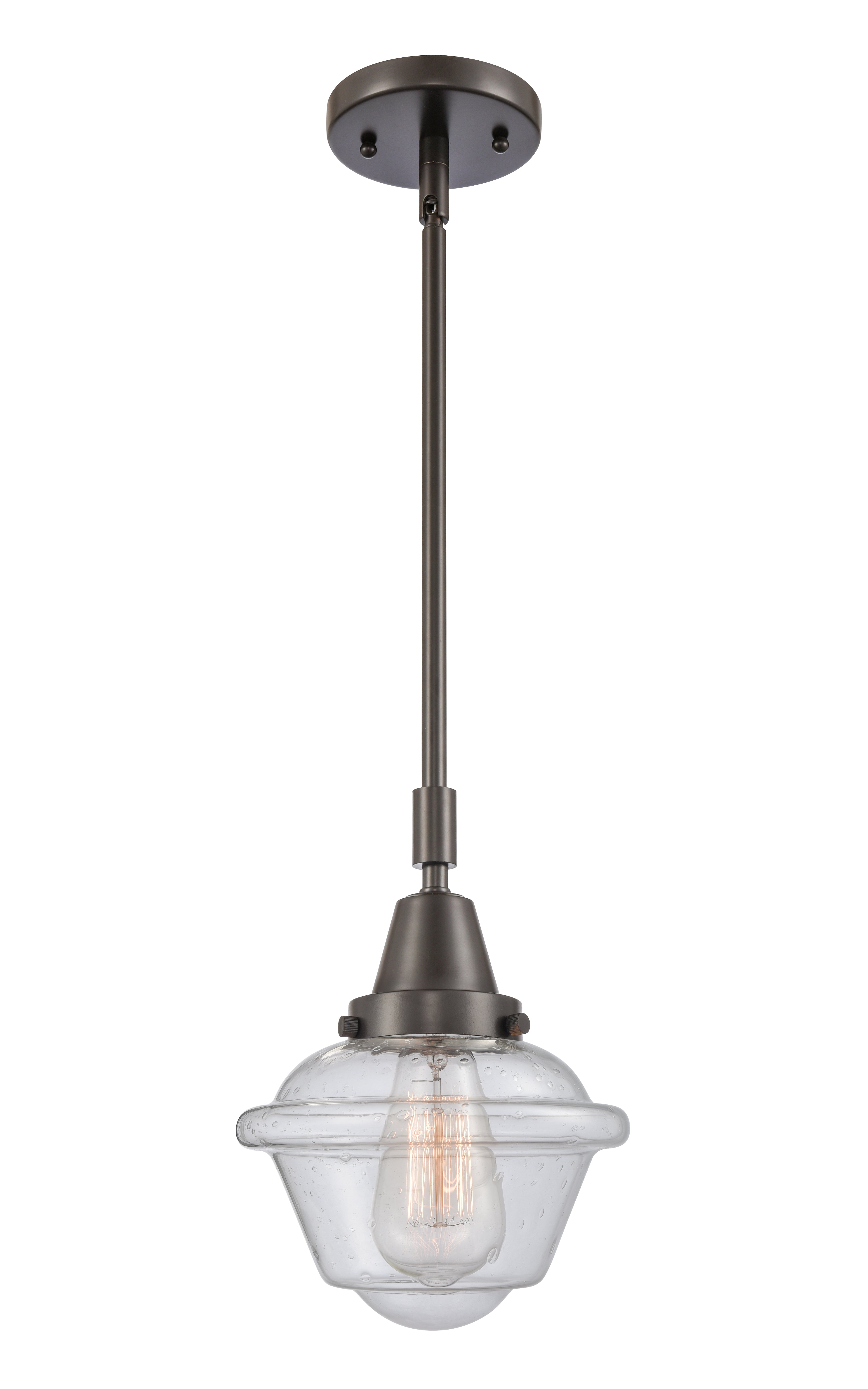 Caden Mini Pendant Antique Brass Glass