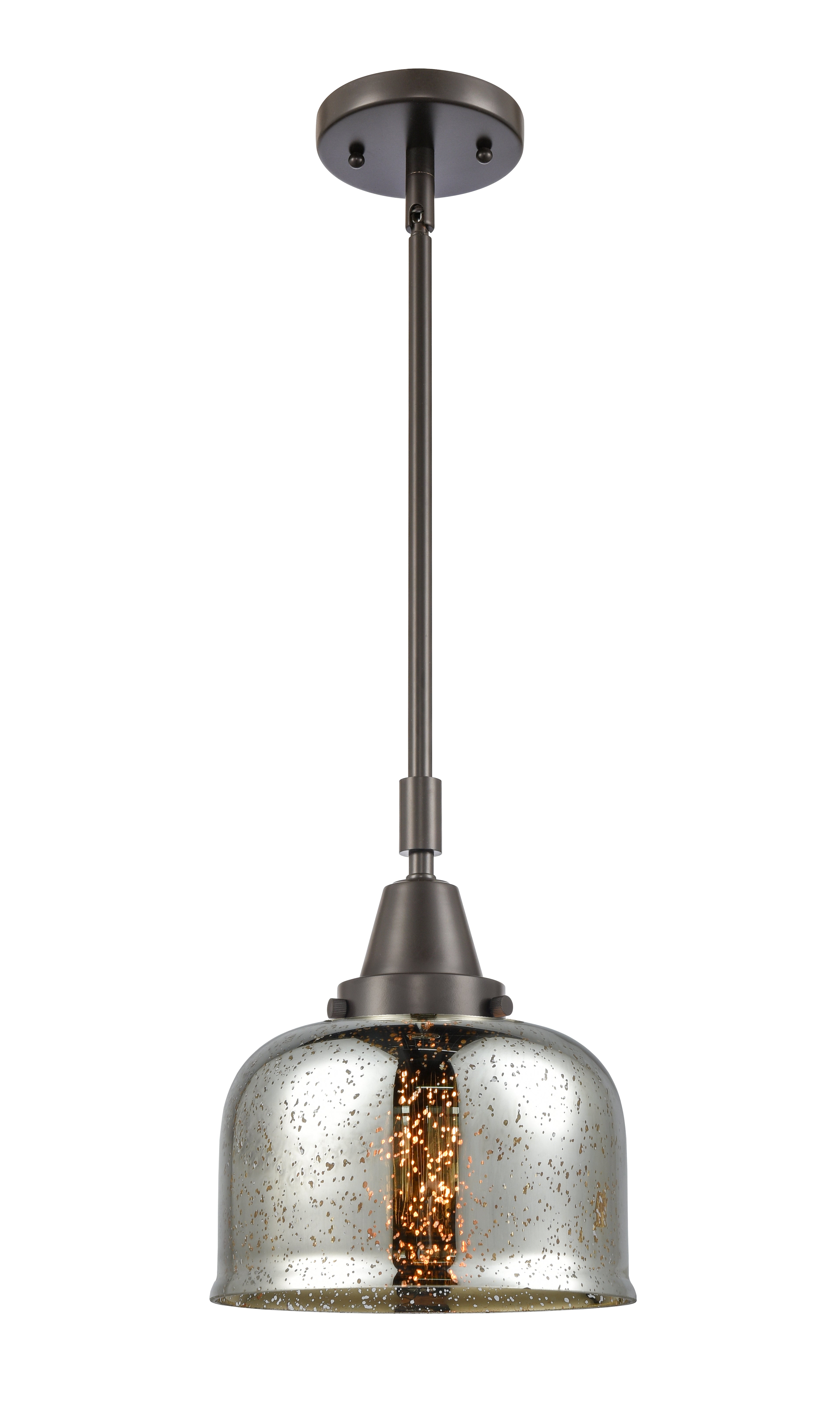 Caden Mini Pendant Antique Brass Glass
