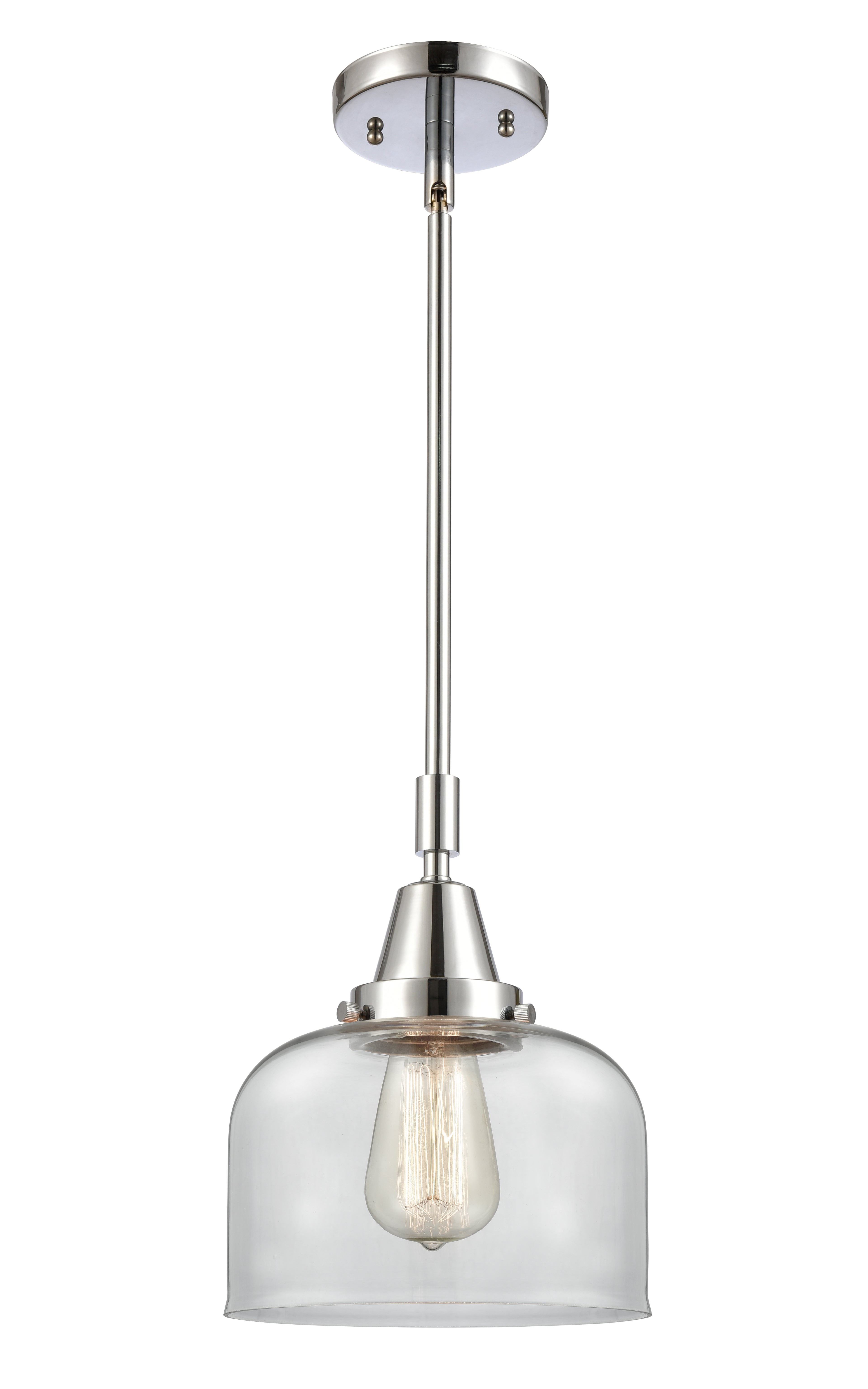 Caden Mini Pendant Antique Brass Glass