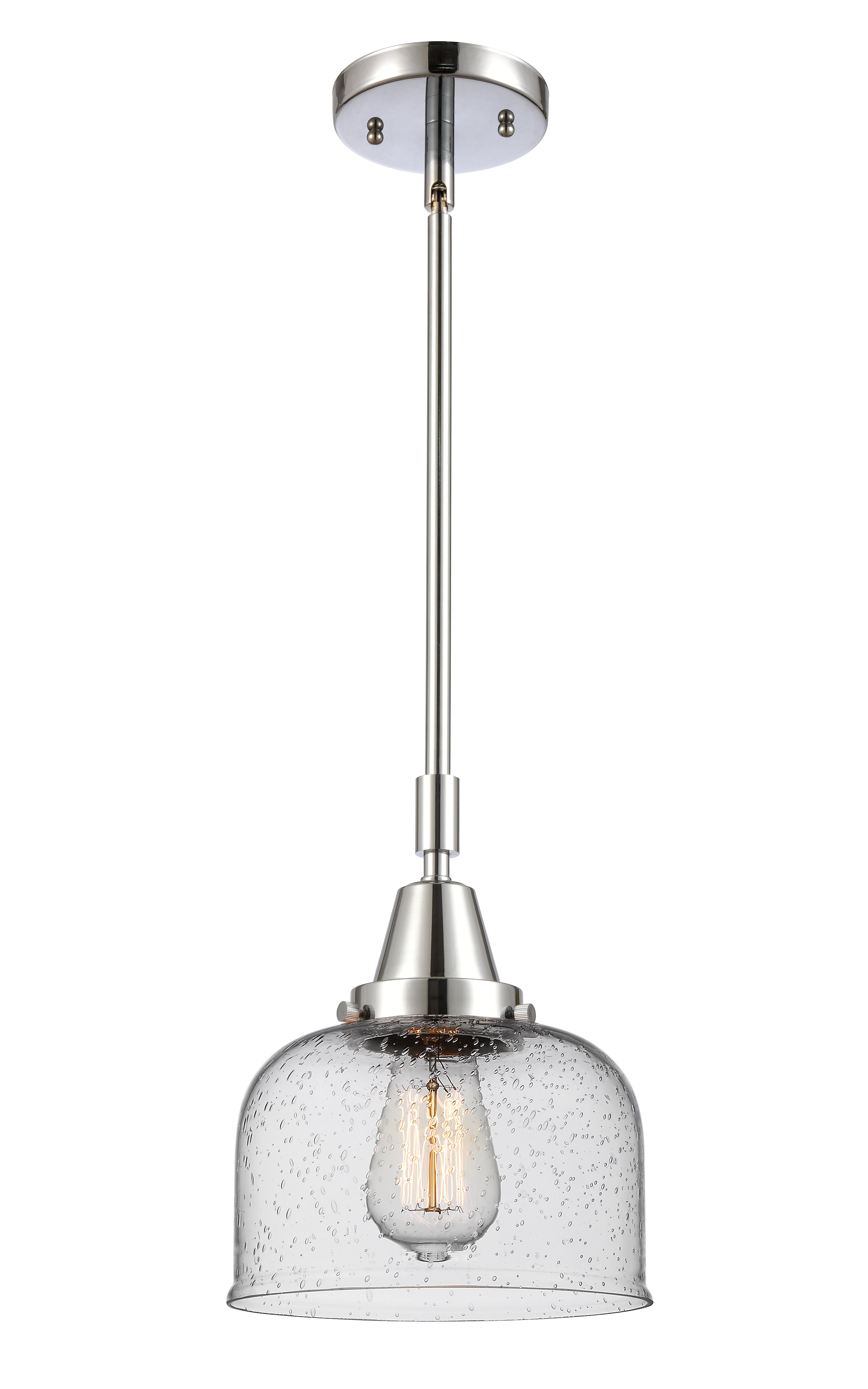 Caden Mini Pendant Antique Brass Glass