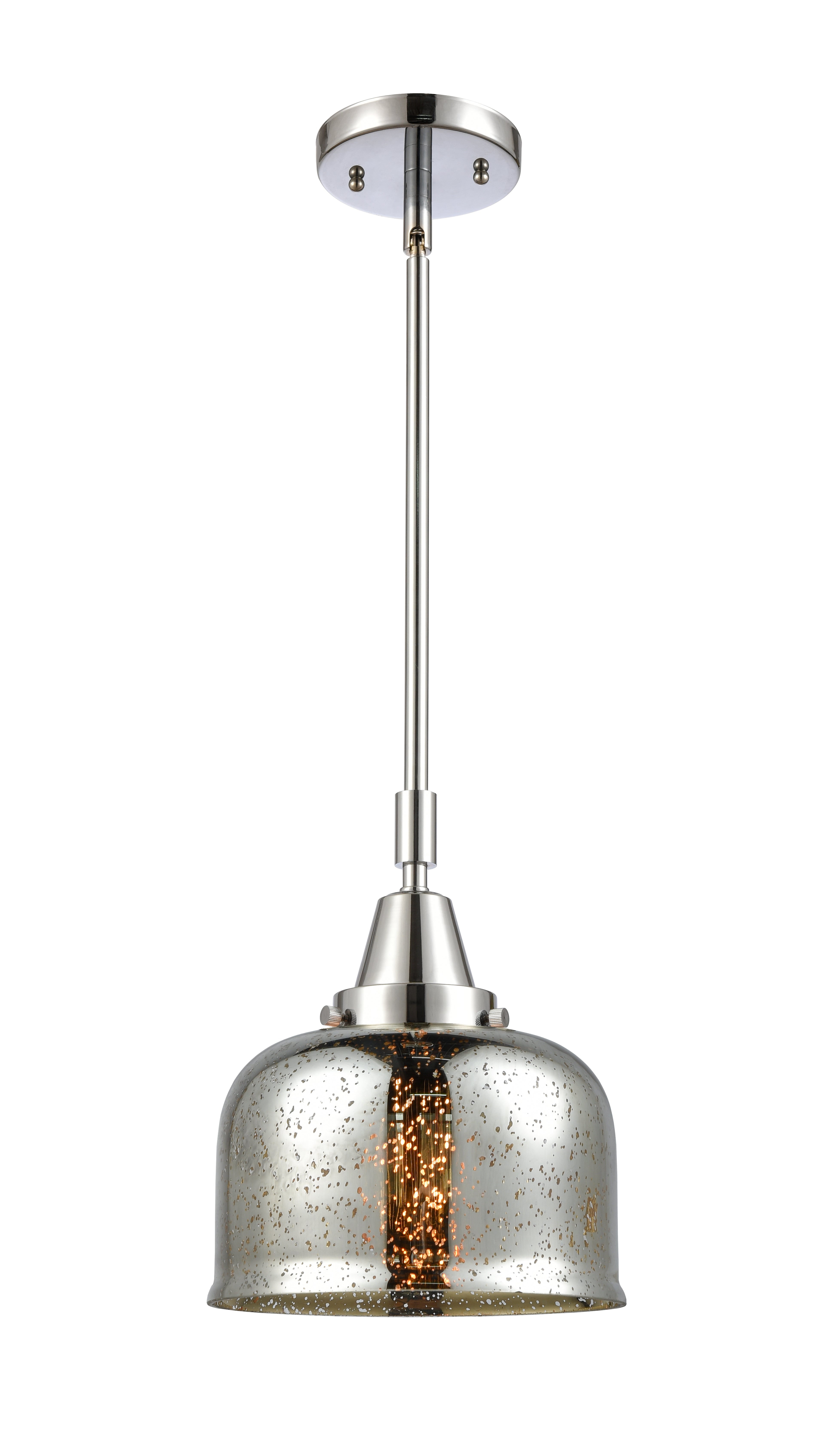 Caden Mini Pendant Antique Brass Glass