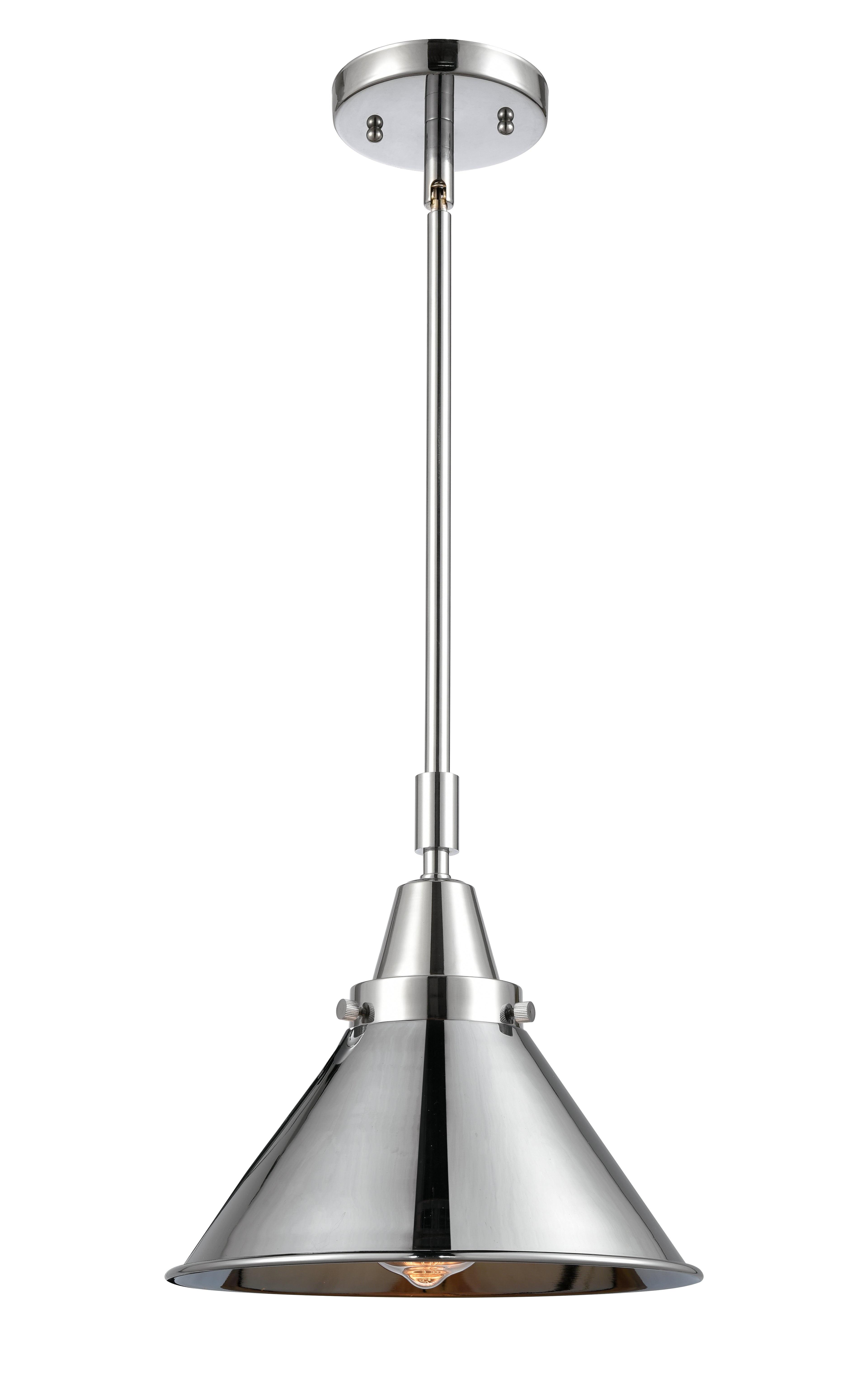 Caden Mini Pendant Dimmer Steel Antique Brass