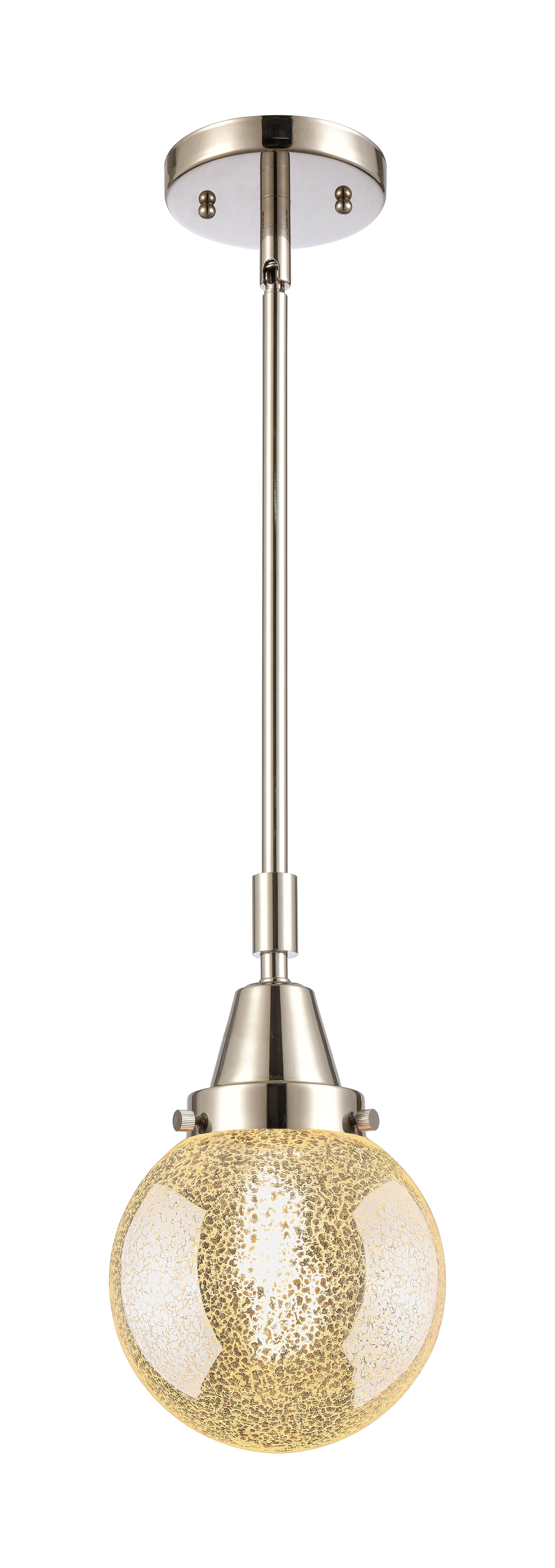 Caden Mini Pendant Antique Brass Glass