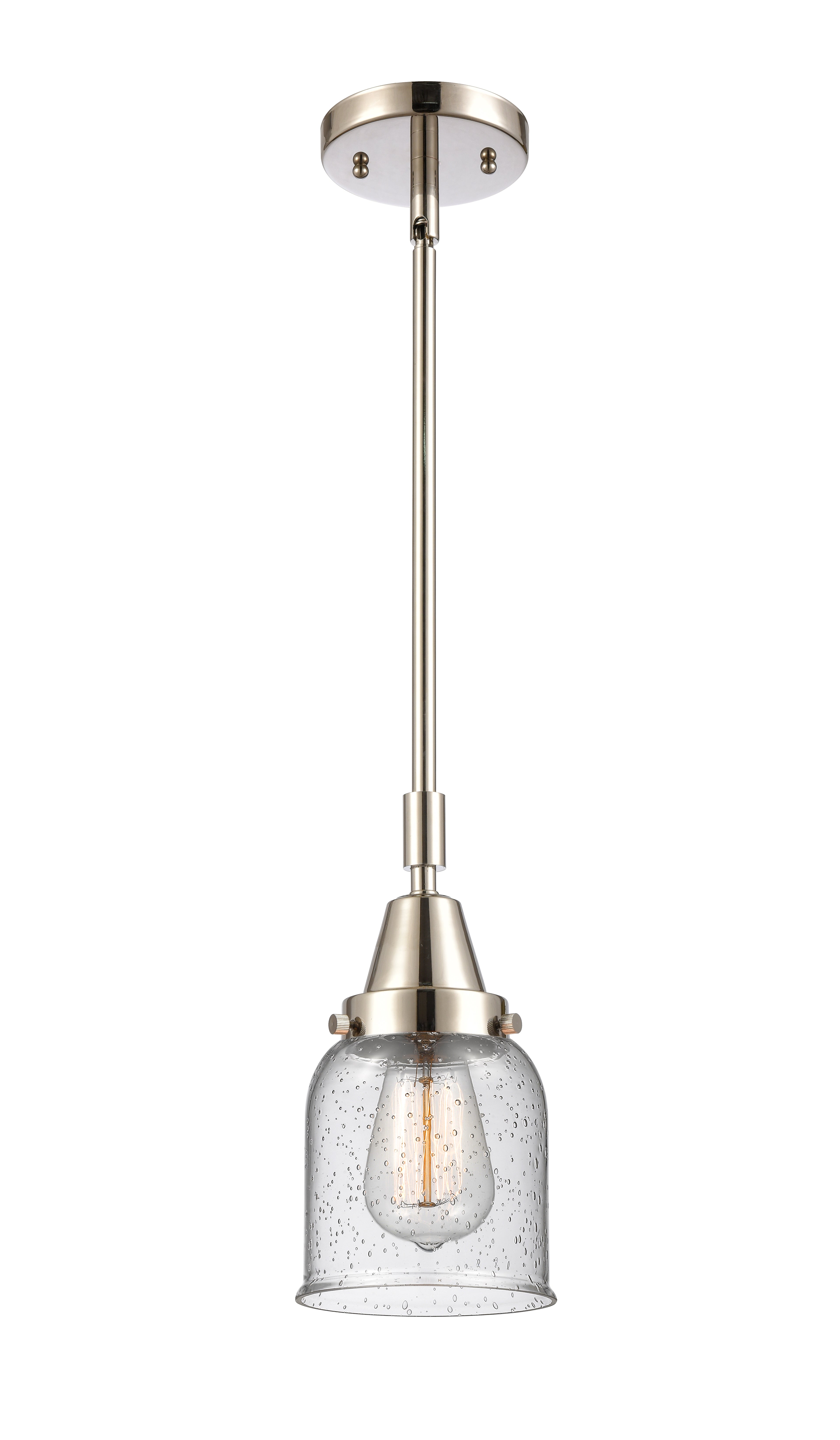 Caden Mini Pendant Antique Brass Glass