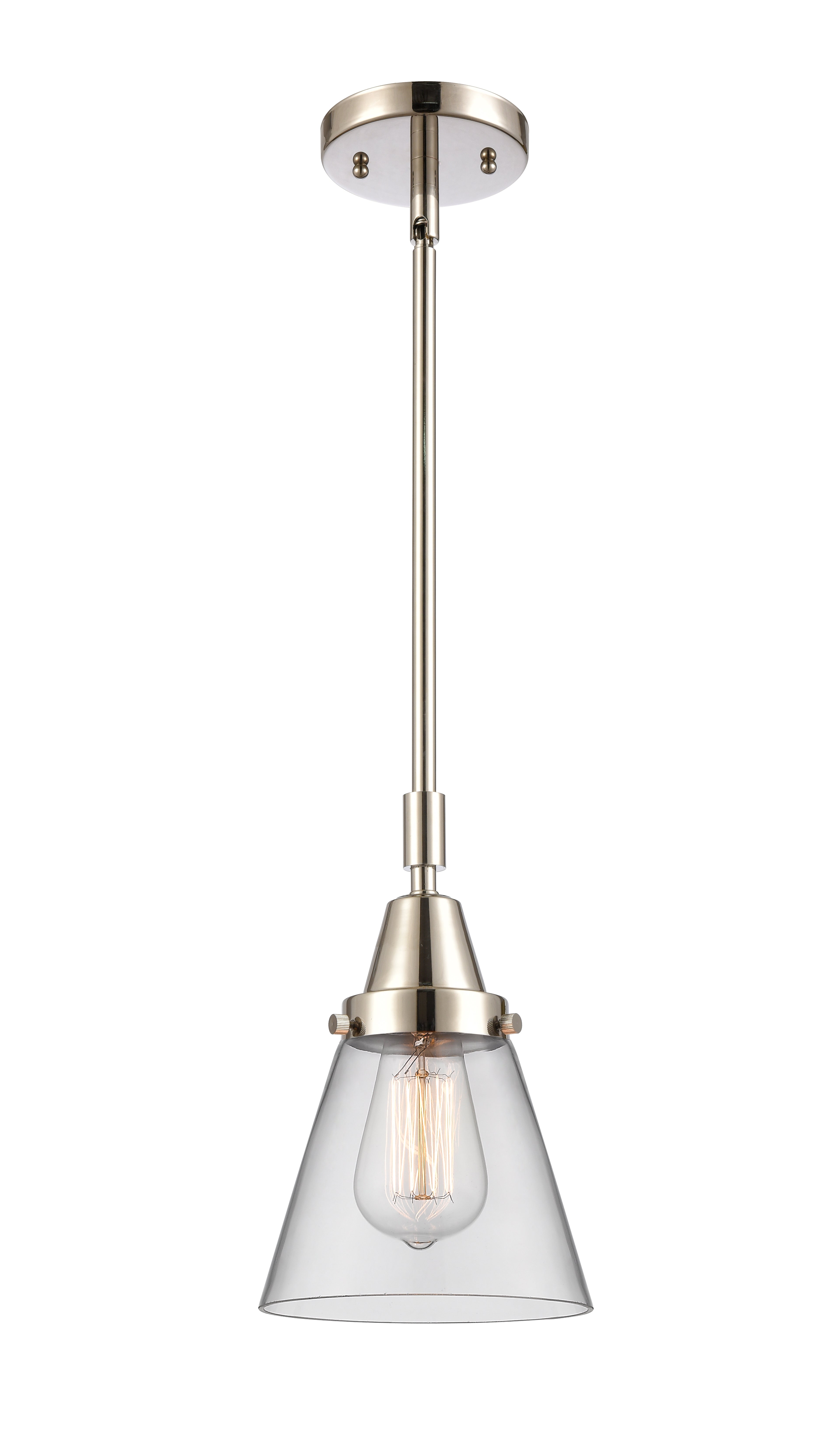 Caden Mini Pendant Antique Brass Glass
