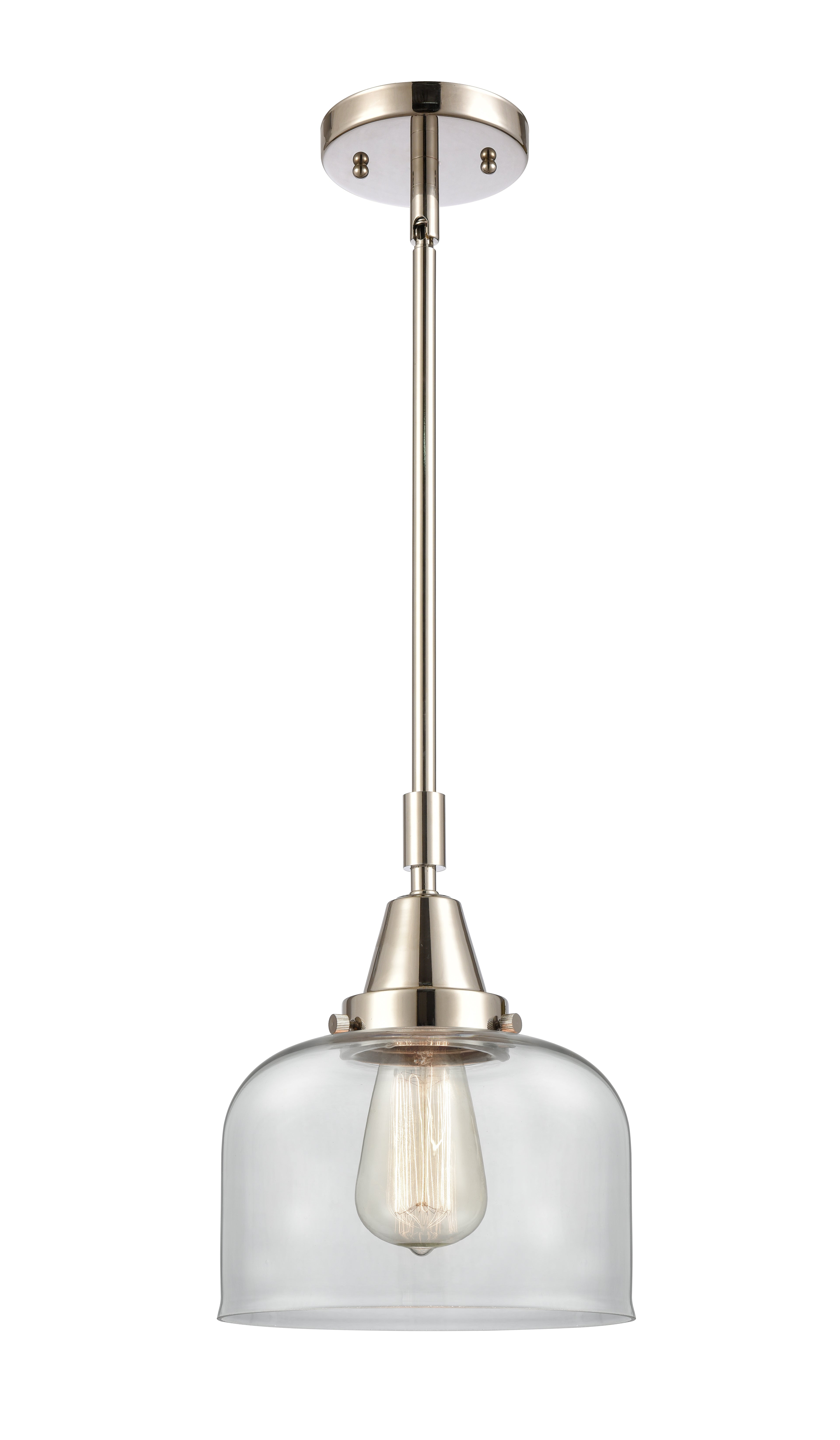 Caden Mini Pendant Antique Brass Glass