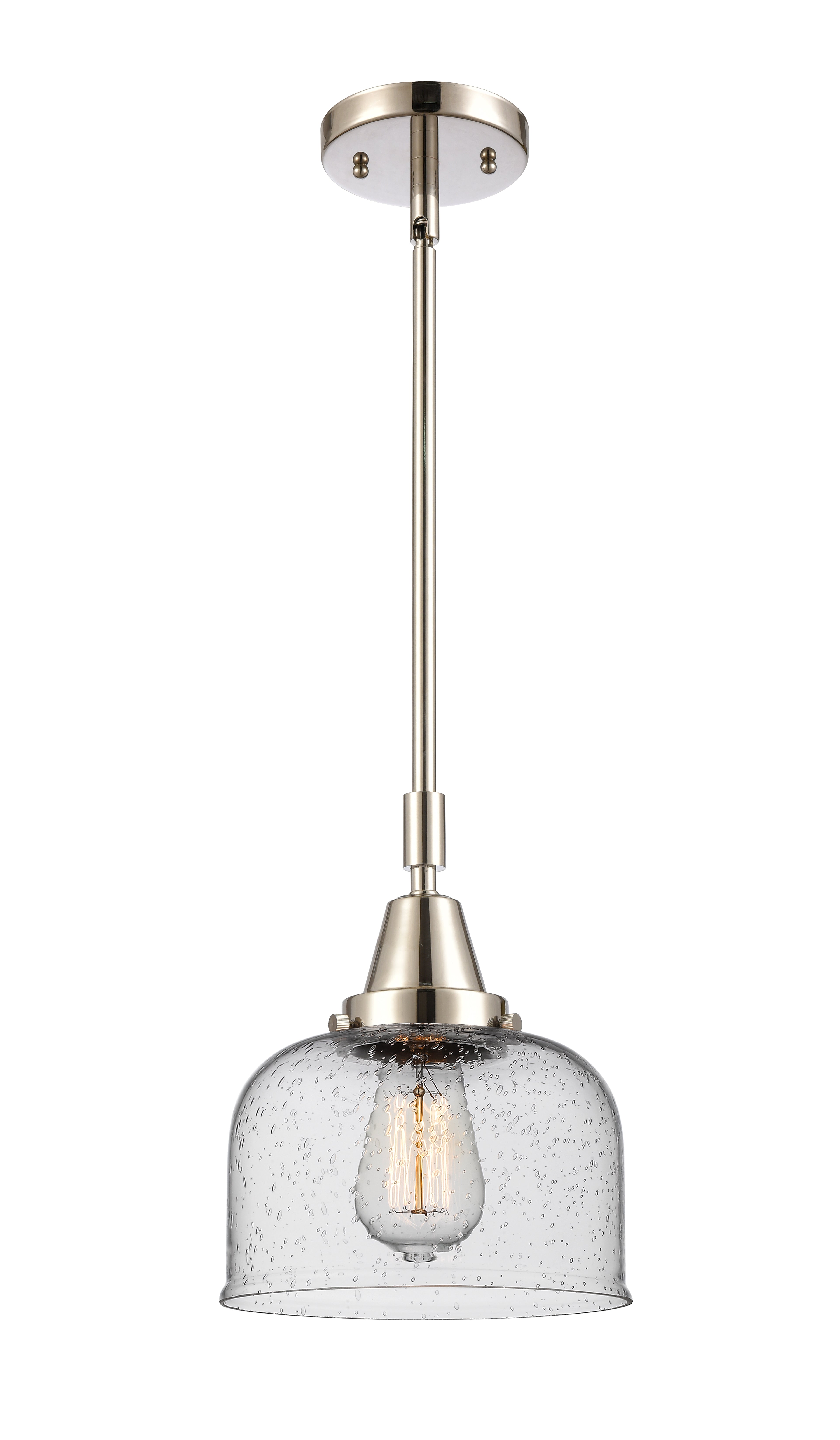 Caden Mini Pendant Antique Brass Glass
