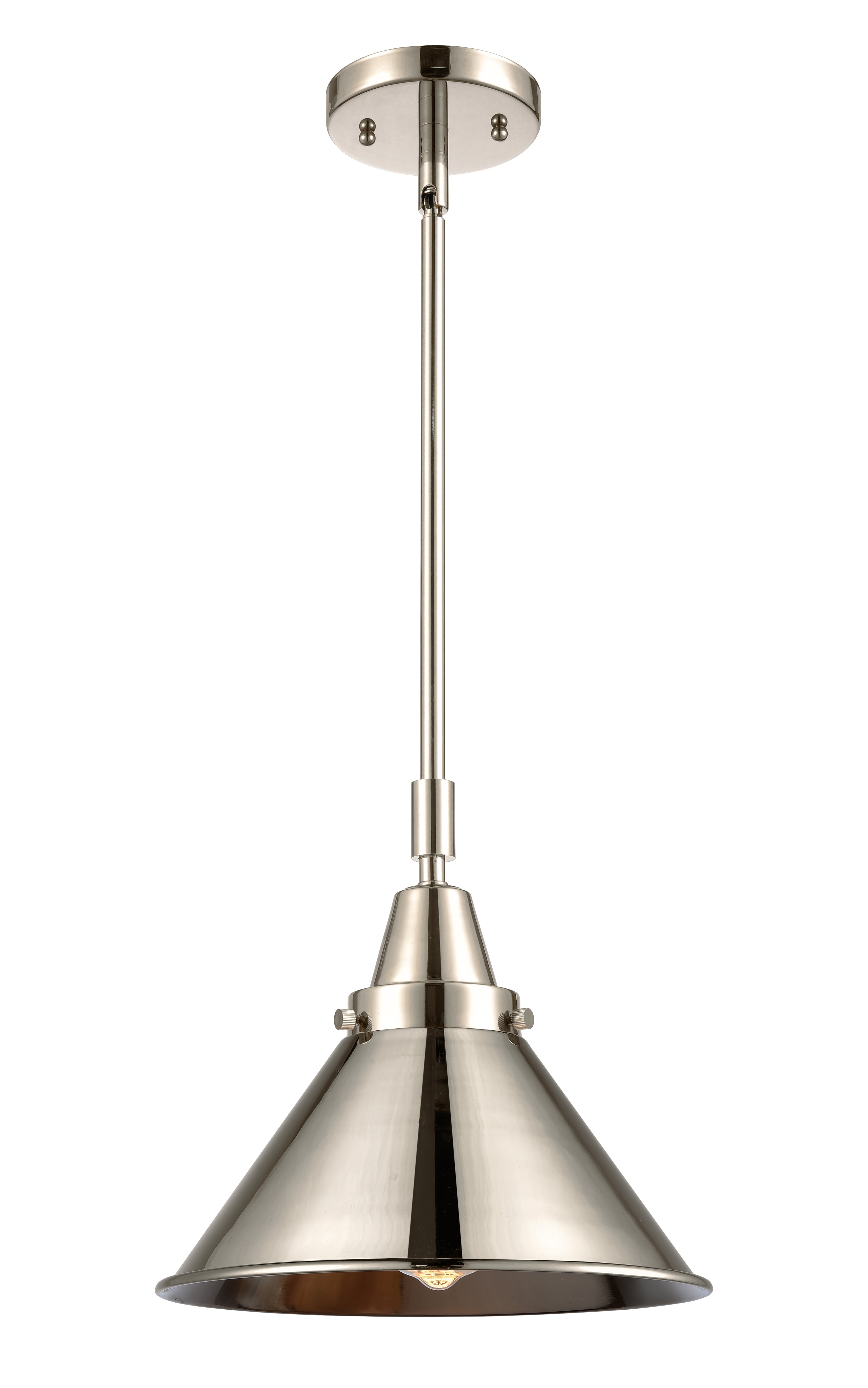 Caden Mini Pendant Dimmer Steel Antique Brass