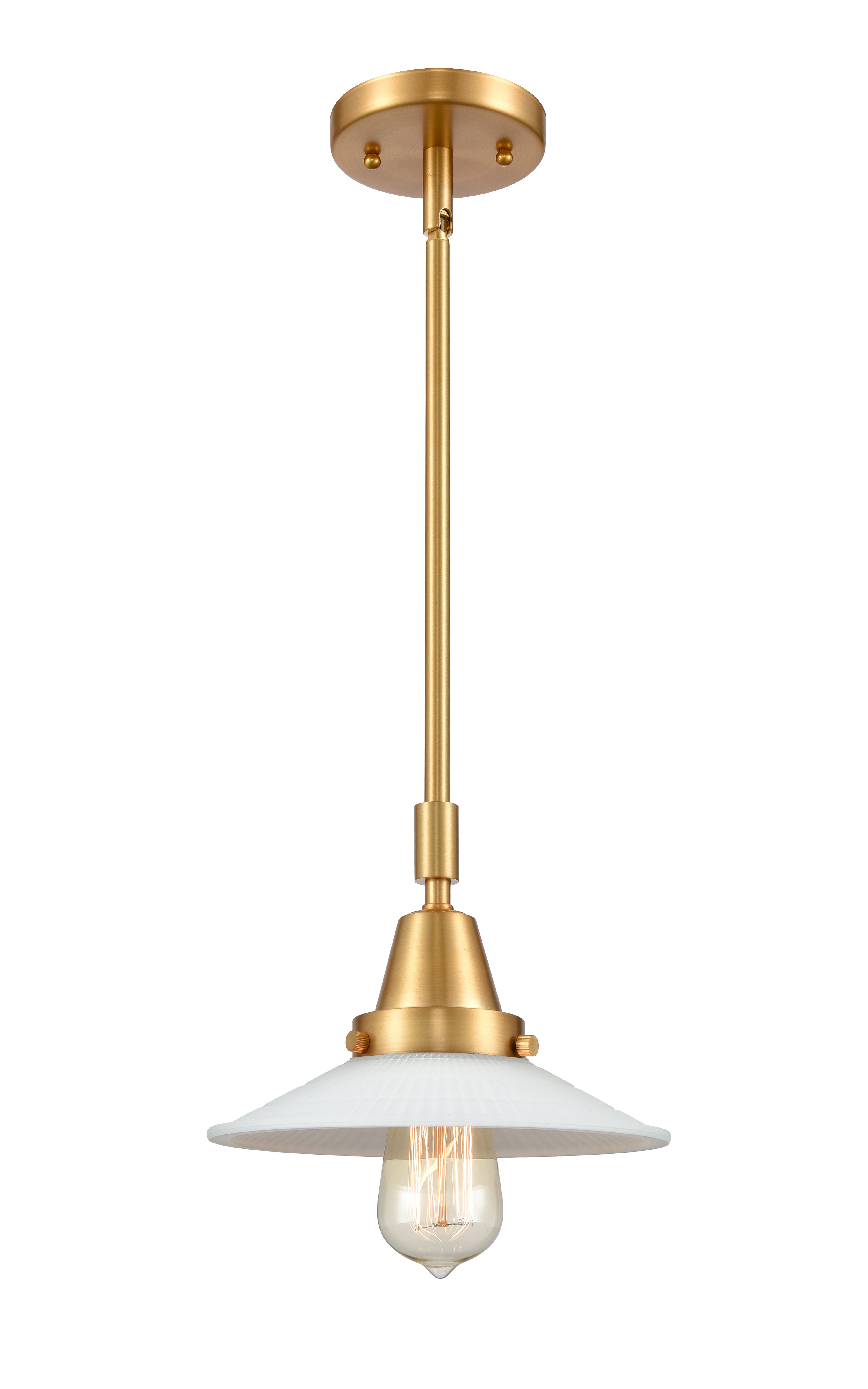 Caden Mini Pendant Antique Brass Glass