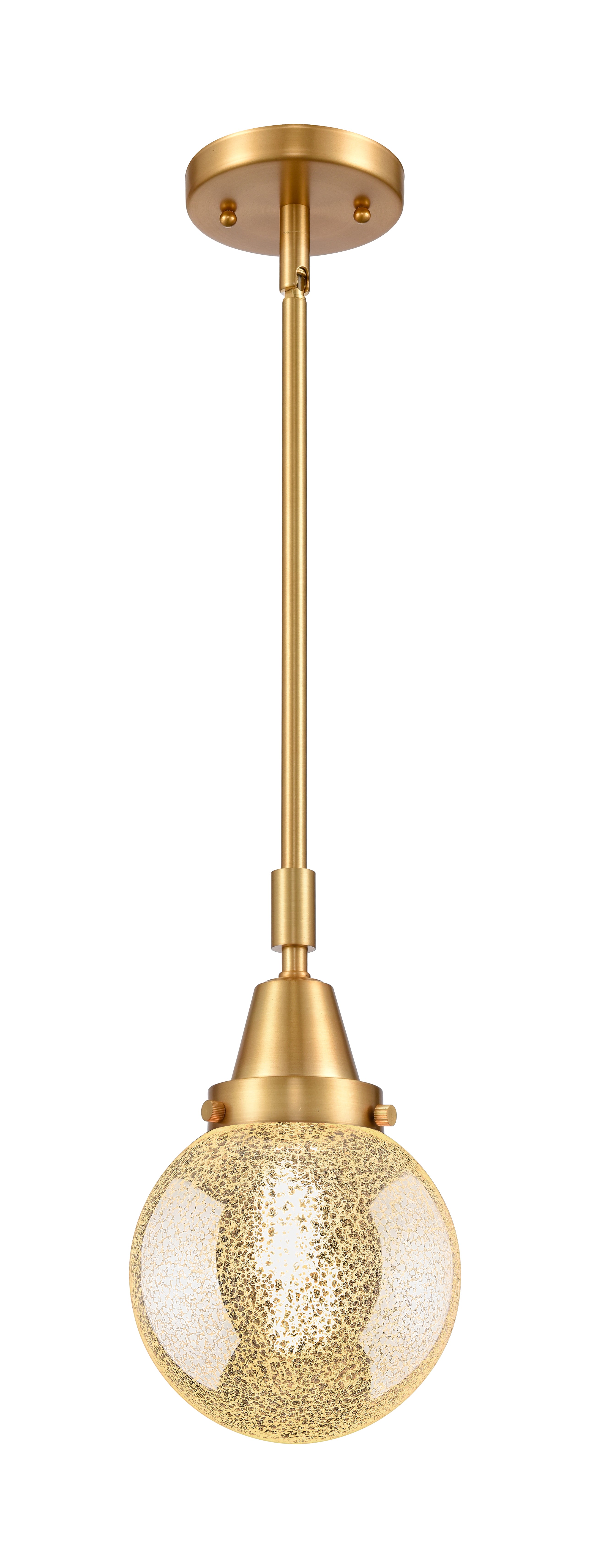 Caden Mini Pendant Antique Brass Glass